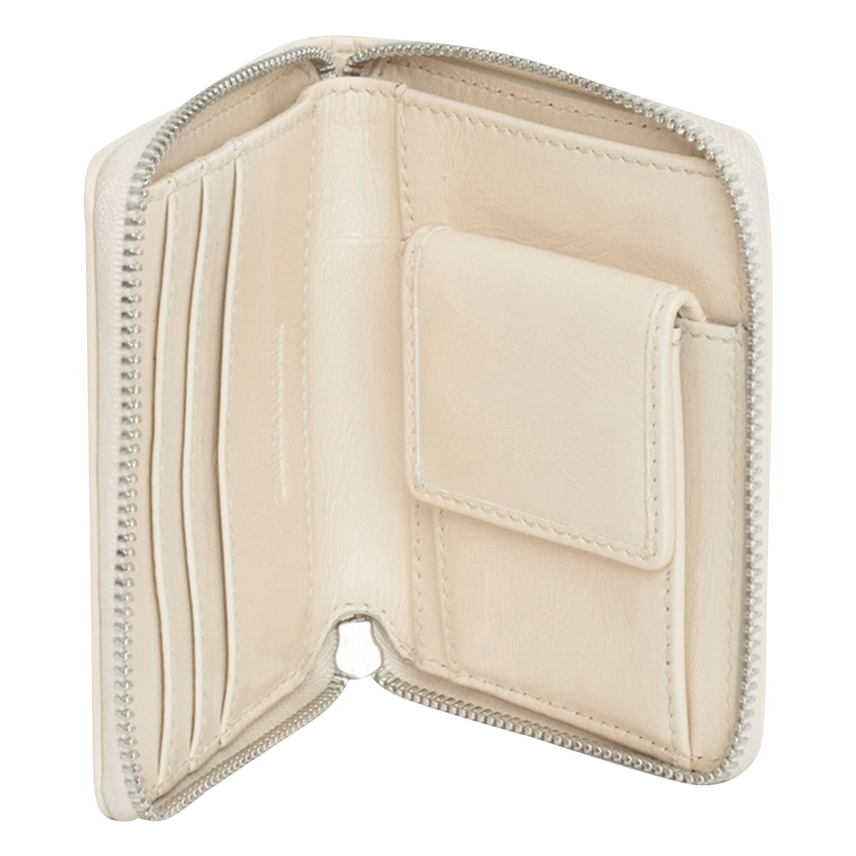 Sunny Mini Leather Coin Purse ZADIG&VOLTAIRE White