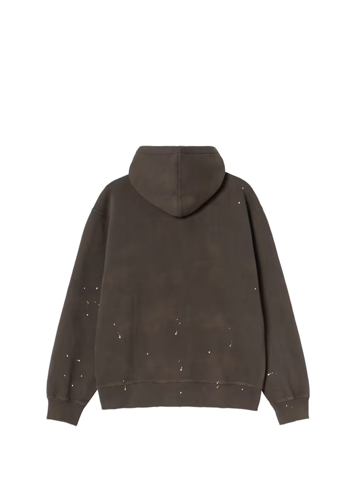 Oversized cotton embroidered hoodie CARHARTT WIP Brown