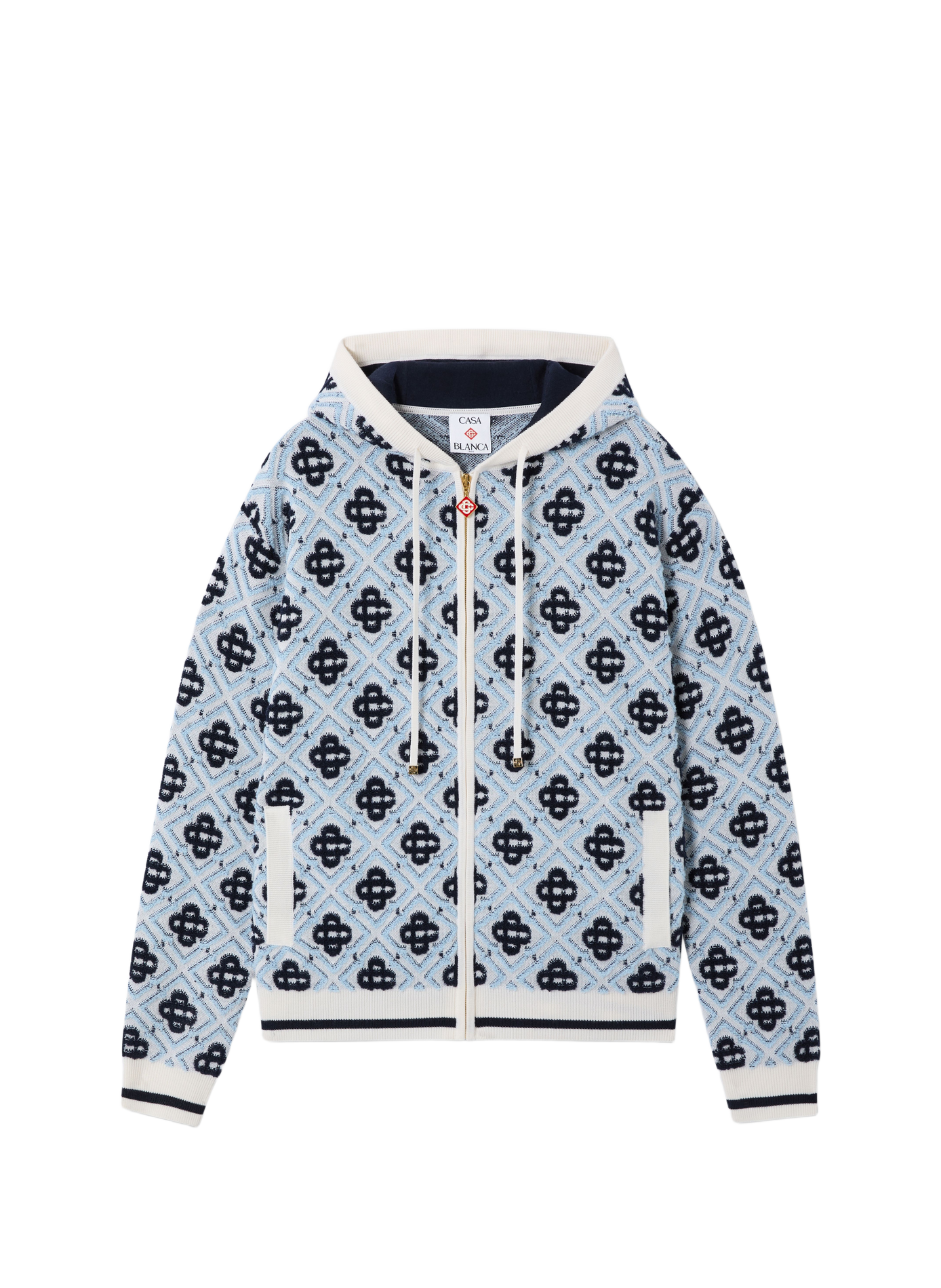 Gilet col zippé CASABLANCA PARIS Multicolore