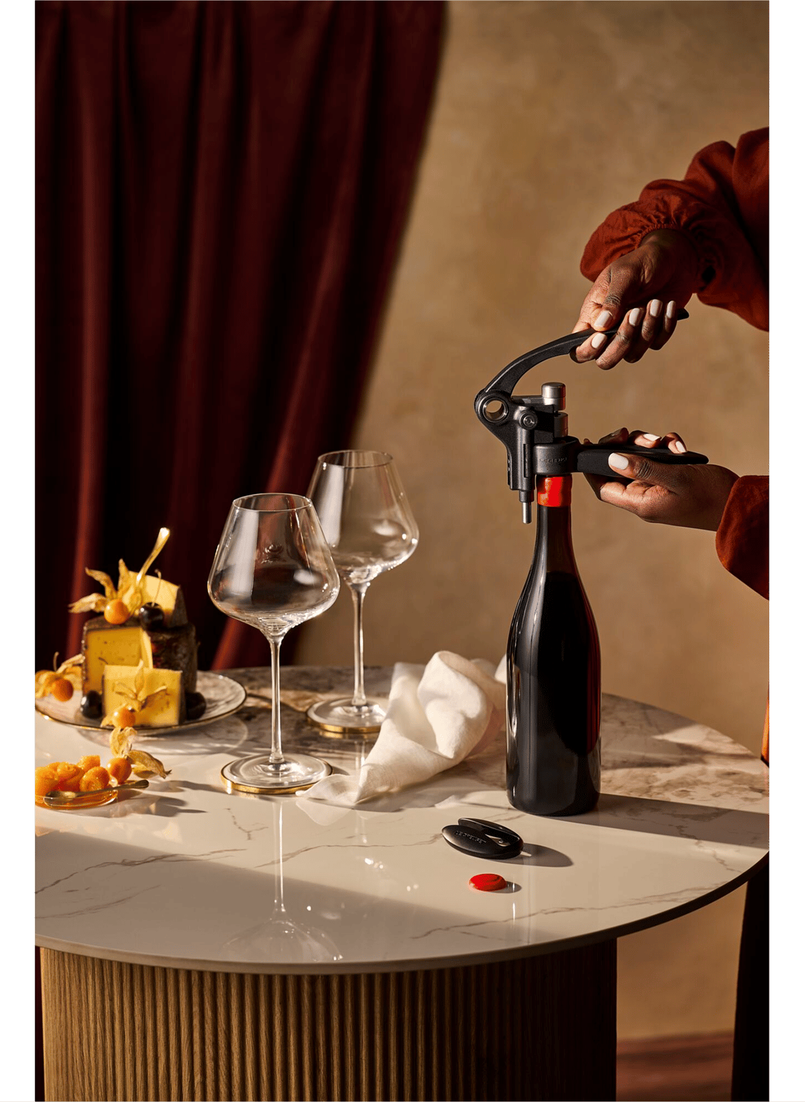 Ouvre bouteille LE CREUSET Noir