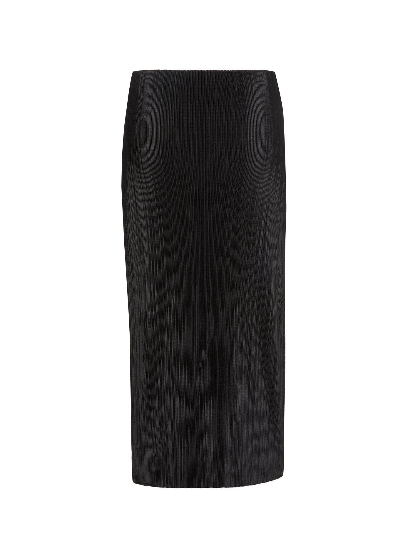 Midi-Plissee-Asymmetrischer Rock CALVIN KLEIN Schwarz