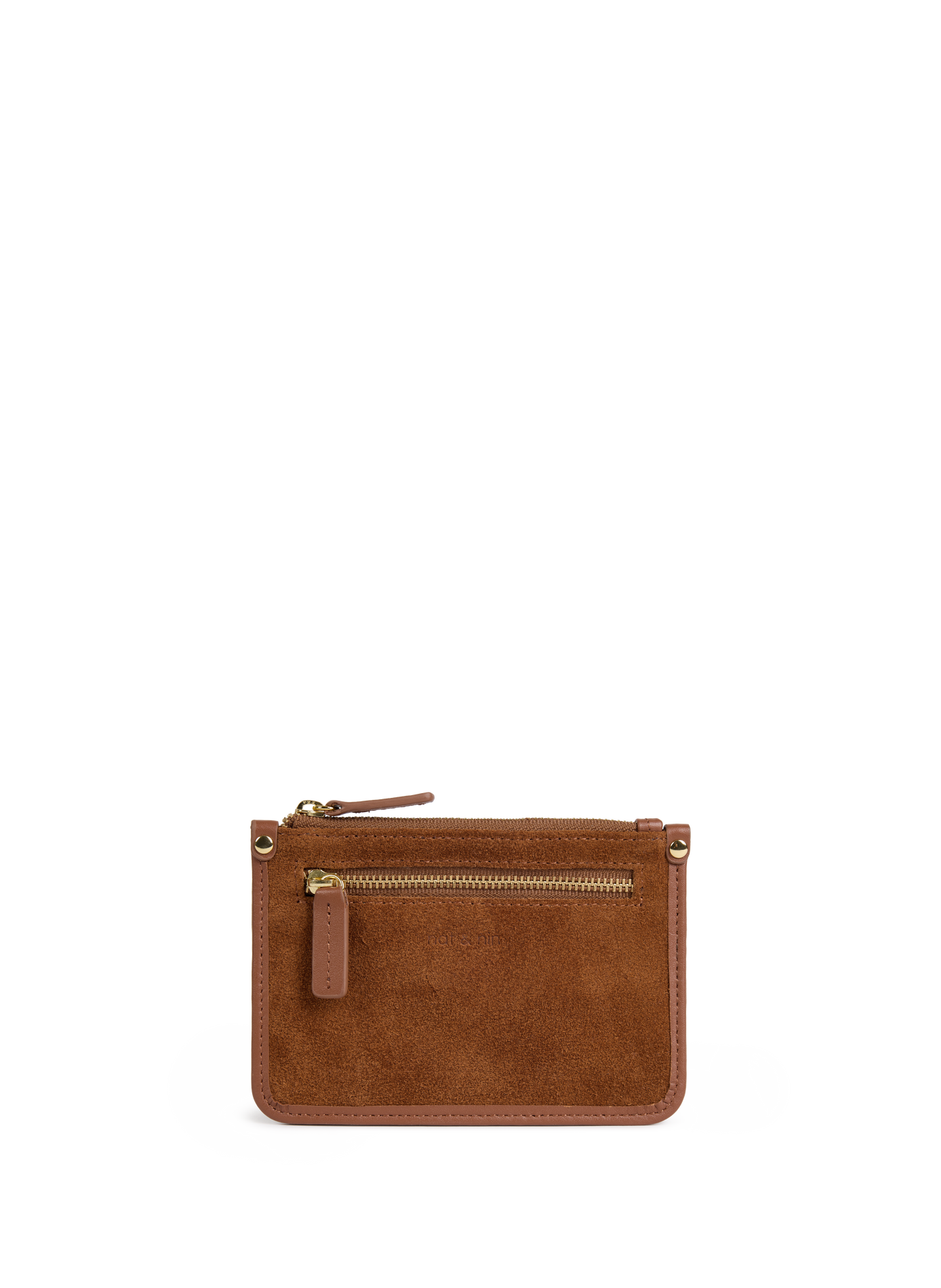 Porte-cartes Elise en cuir  NAT & NIN Marron