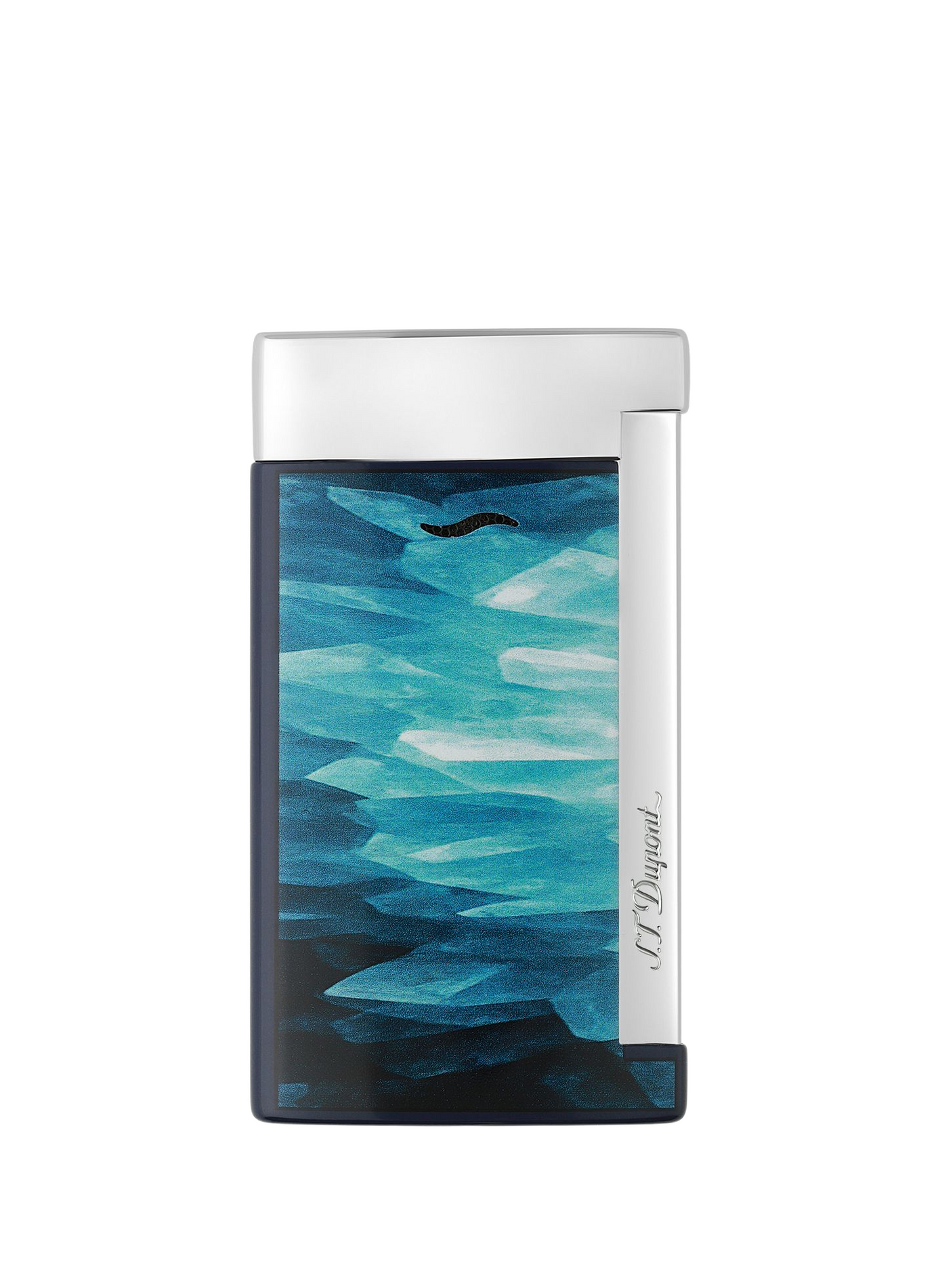 Accendino slim 7 laccato Geode S.T. DUPONT Blu