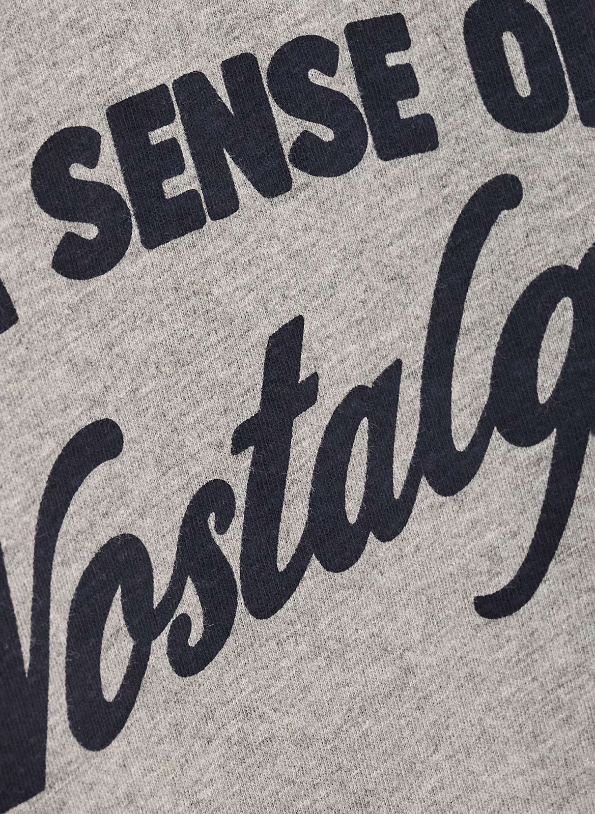 Tee-shirt sérigraphié en coton rosta BA&SH Gris