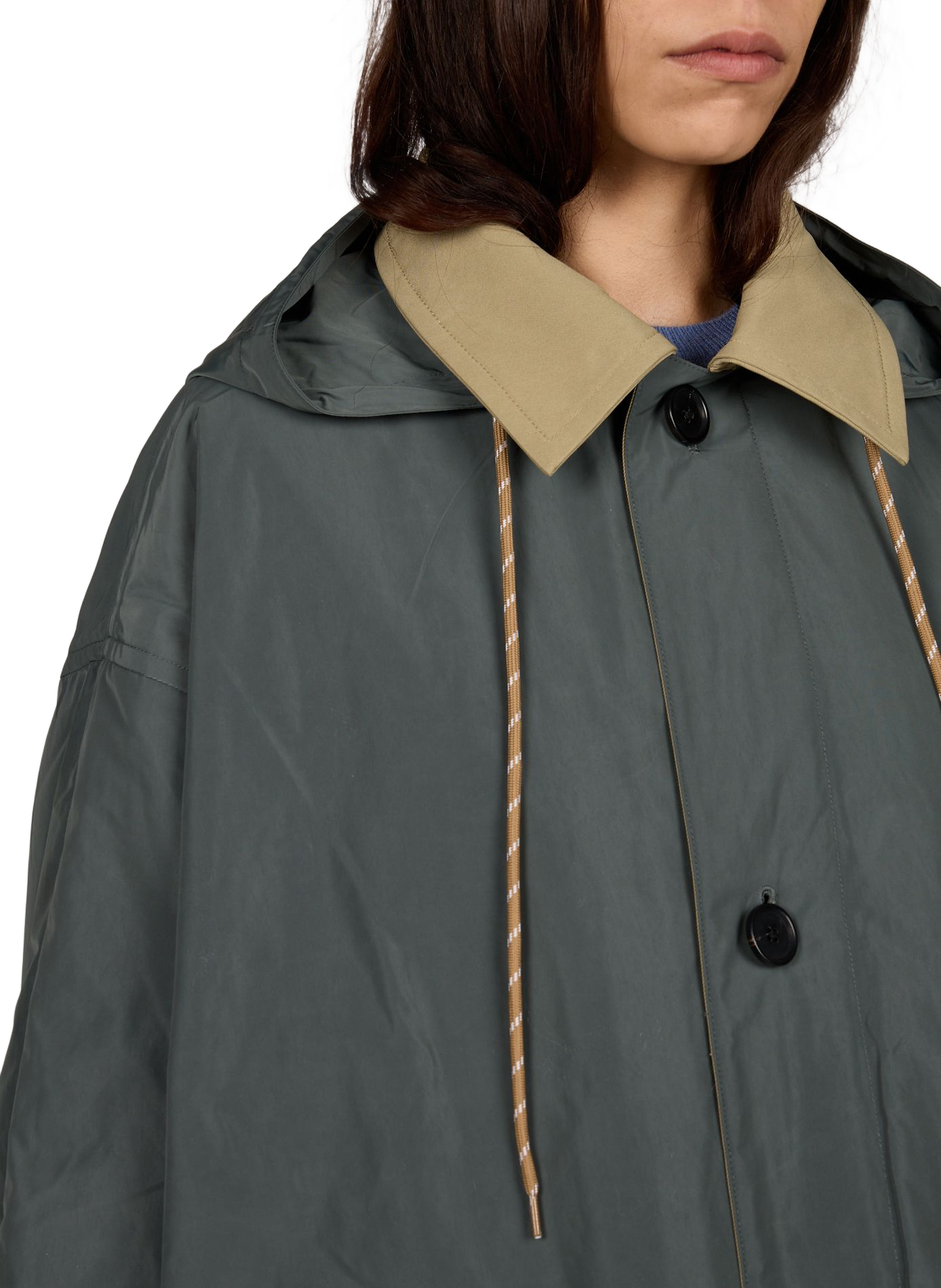 Oversize Parka mit Kapuze BELLEROSE Beige