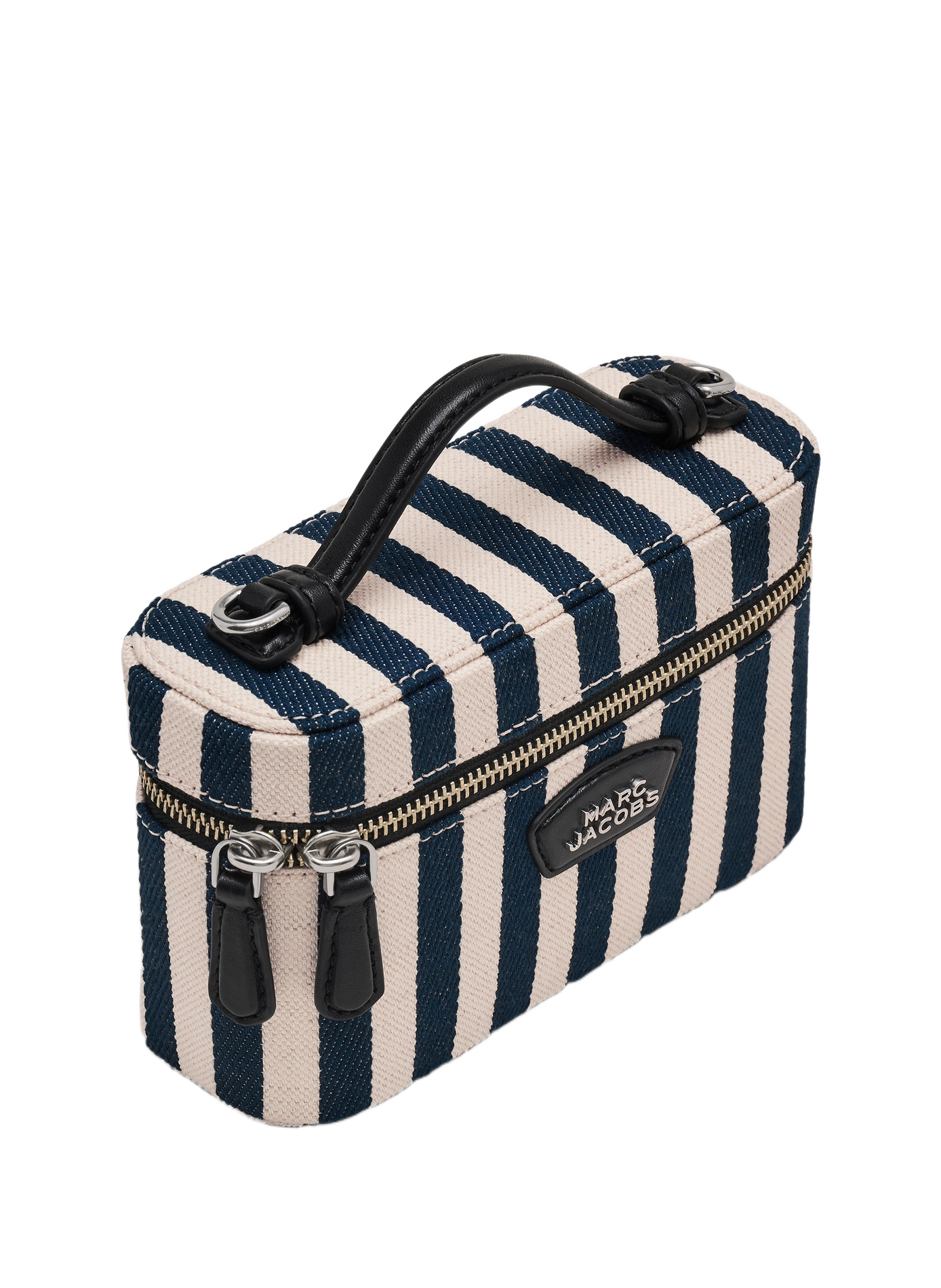 Vanity Das gestreifte Canvas Everyday Kleid MARC JACOBS Blau