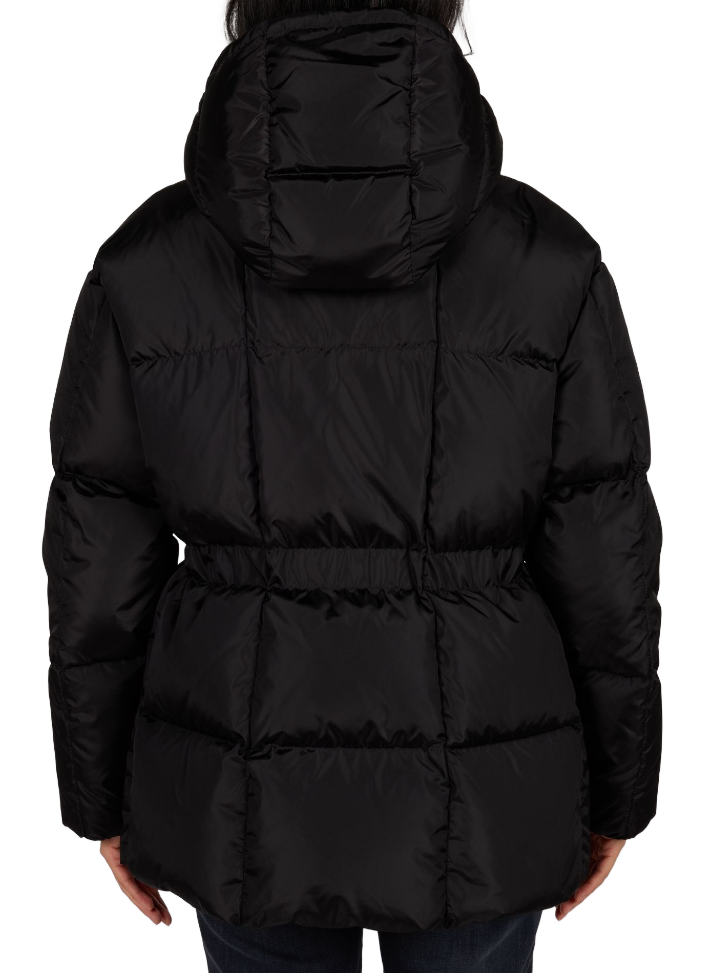 Doudoune AGNEUX cintrée à capuche MONCLER Noir