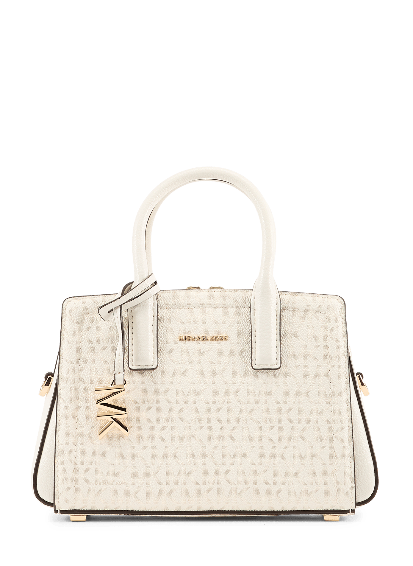 Sac à main Laila motif monogramme en bandoulière MICHAEL KORS Beige