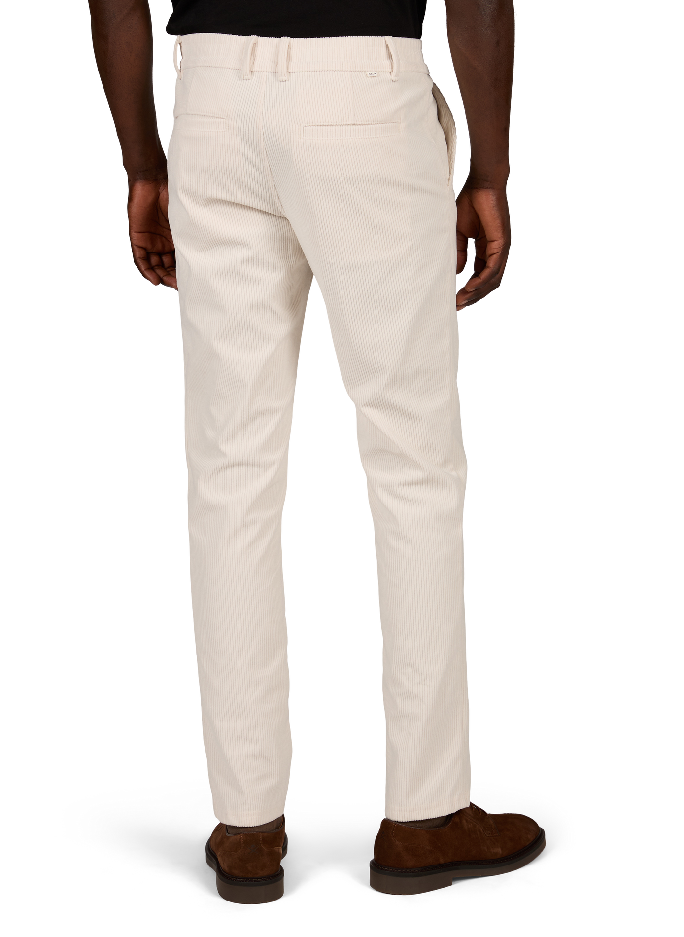 Serge Dossola fitted corduroy trousers 1789 CALA Beige