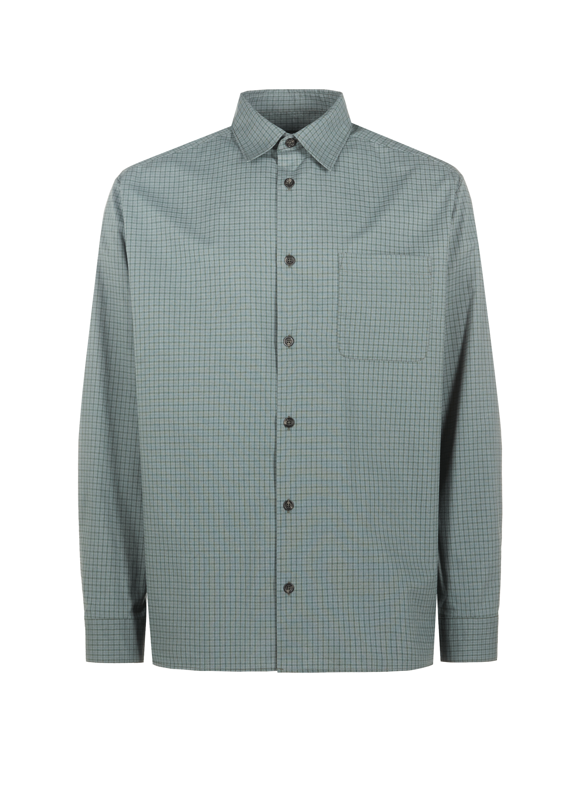 Chemise Malo carreaux en coton mélangé