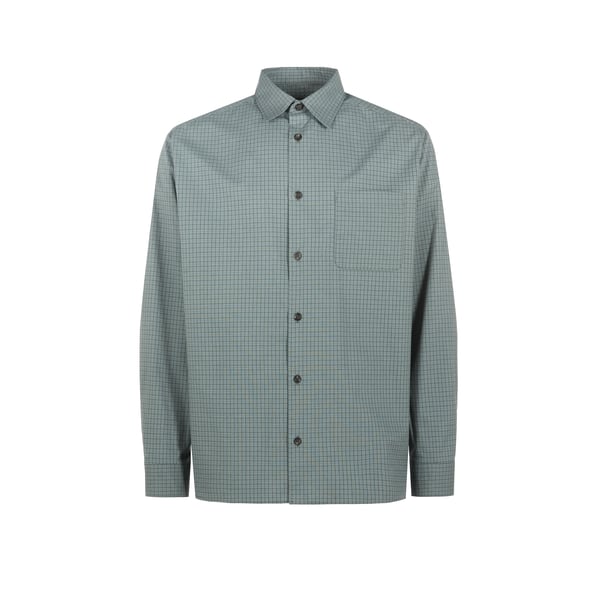 Chemise Malo carreaux en coton mélangé