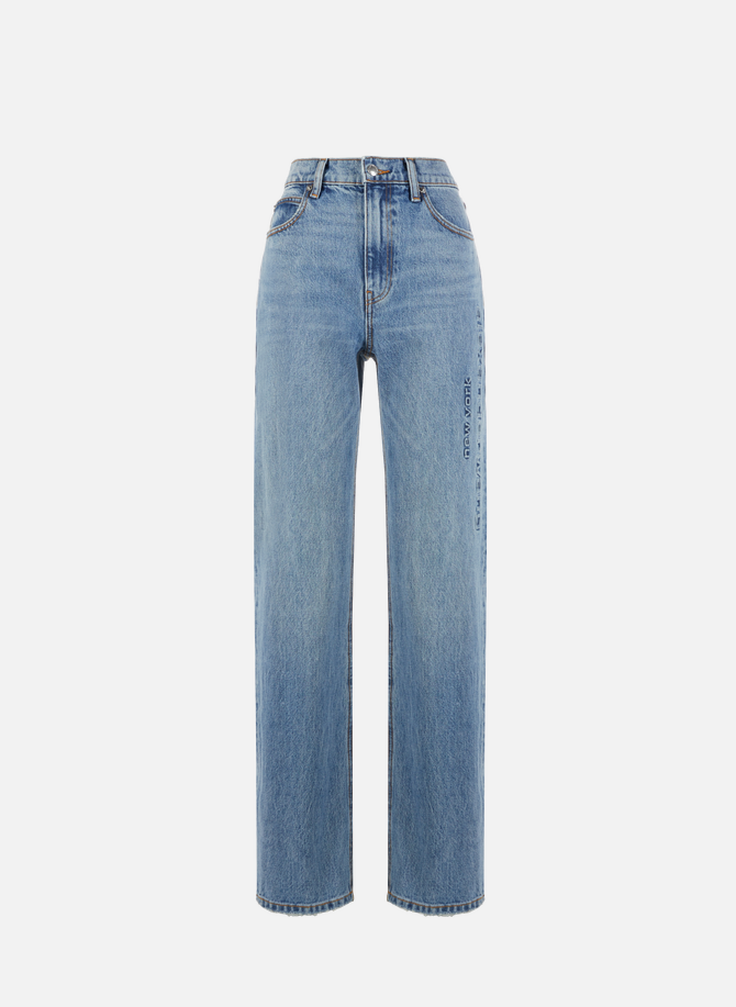 Washed denim 5-pocket Jeans ALEXANDER WANG