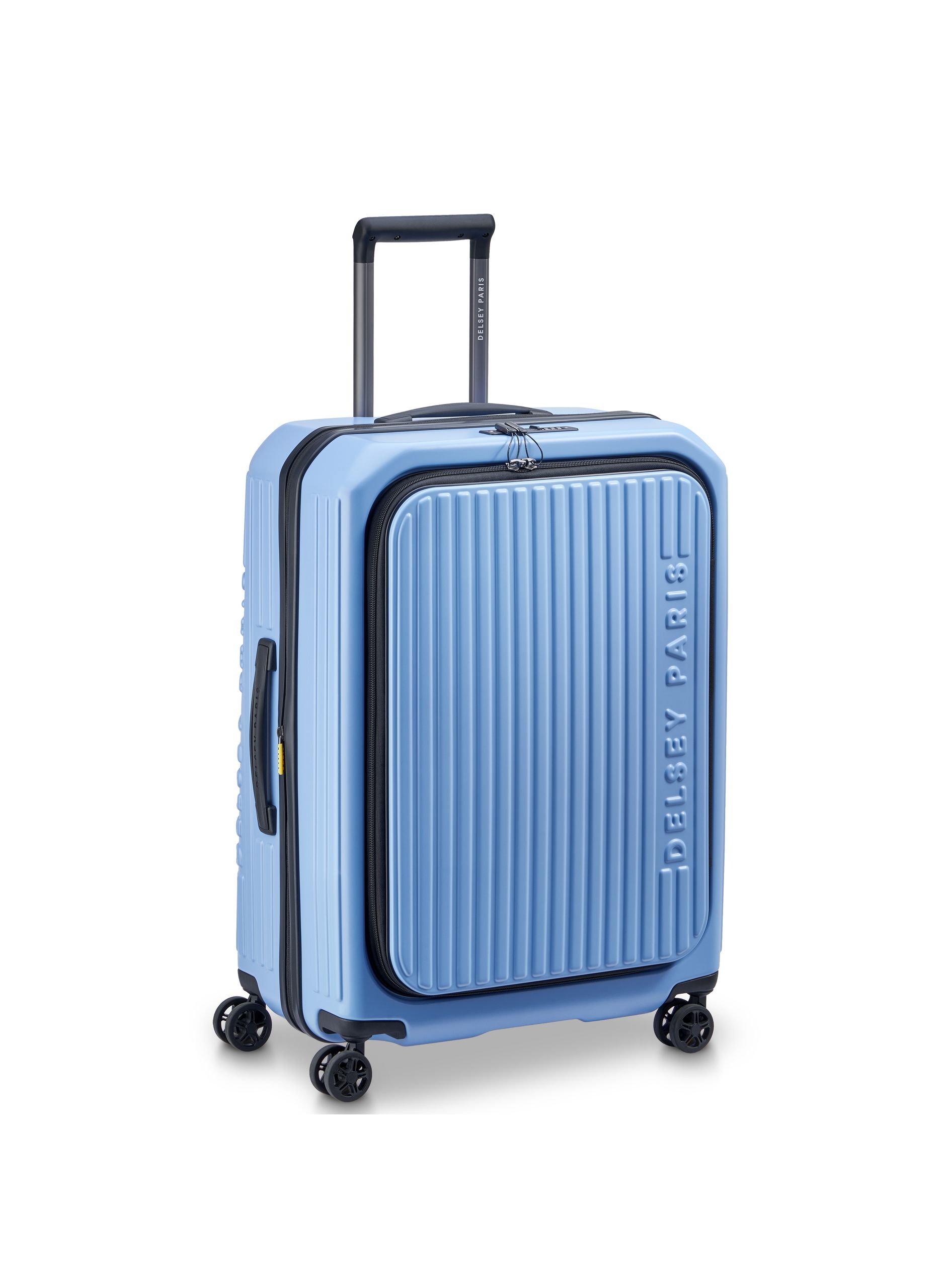 Valise soute rigide taille l - securitime zip Bleu