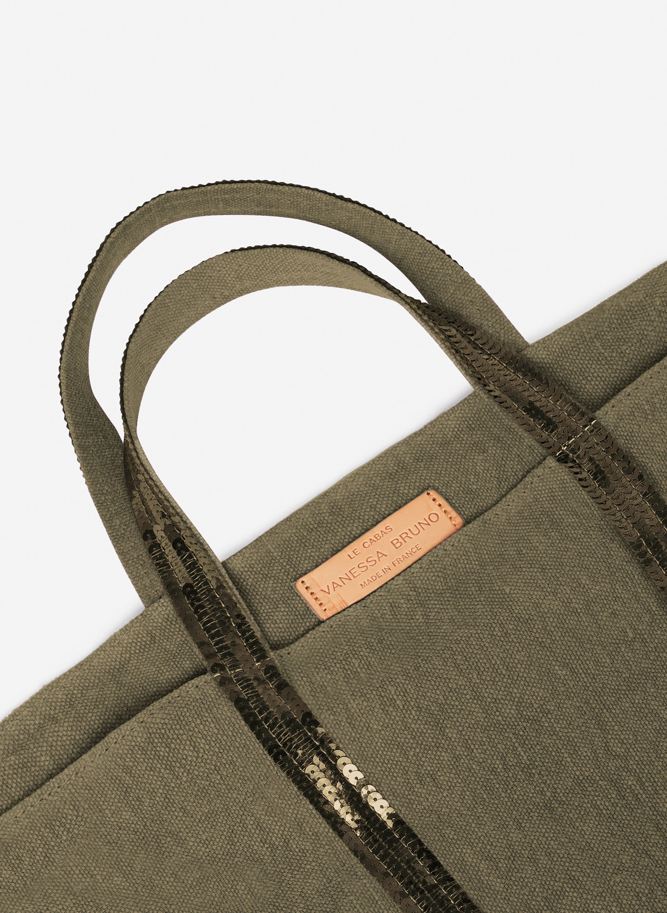 Cabas m en lin VANESSA BRUNO Kaki