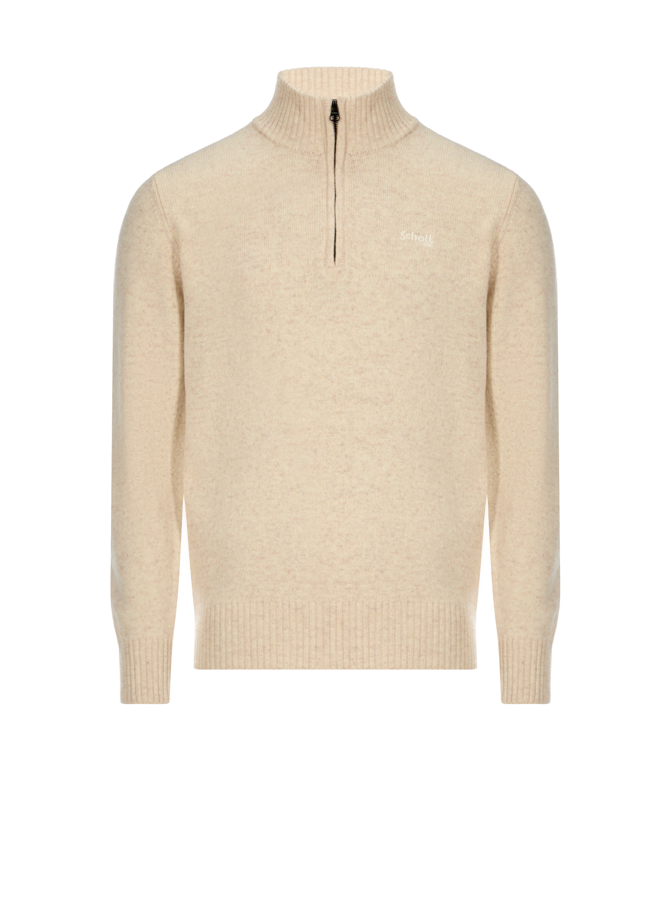 SCHOTT Knit sweater White