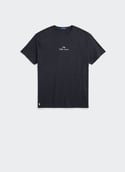 Cotton T-shirt  Black marl heather