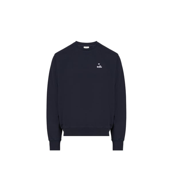 Arte Antwerp Pull Uni En Coton In Bleu