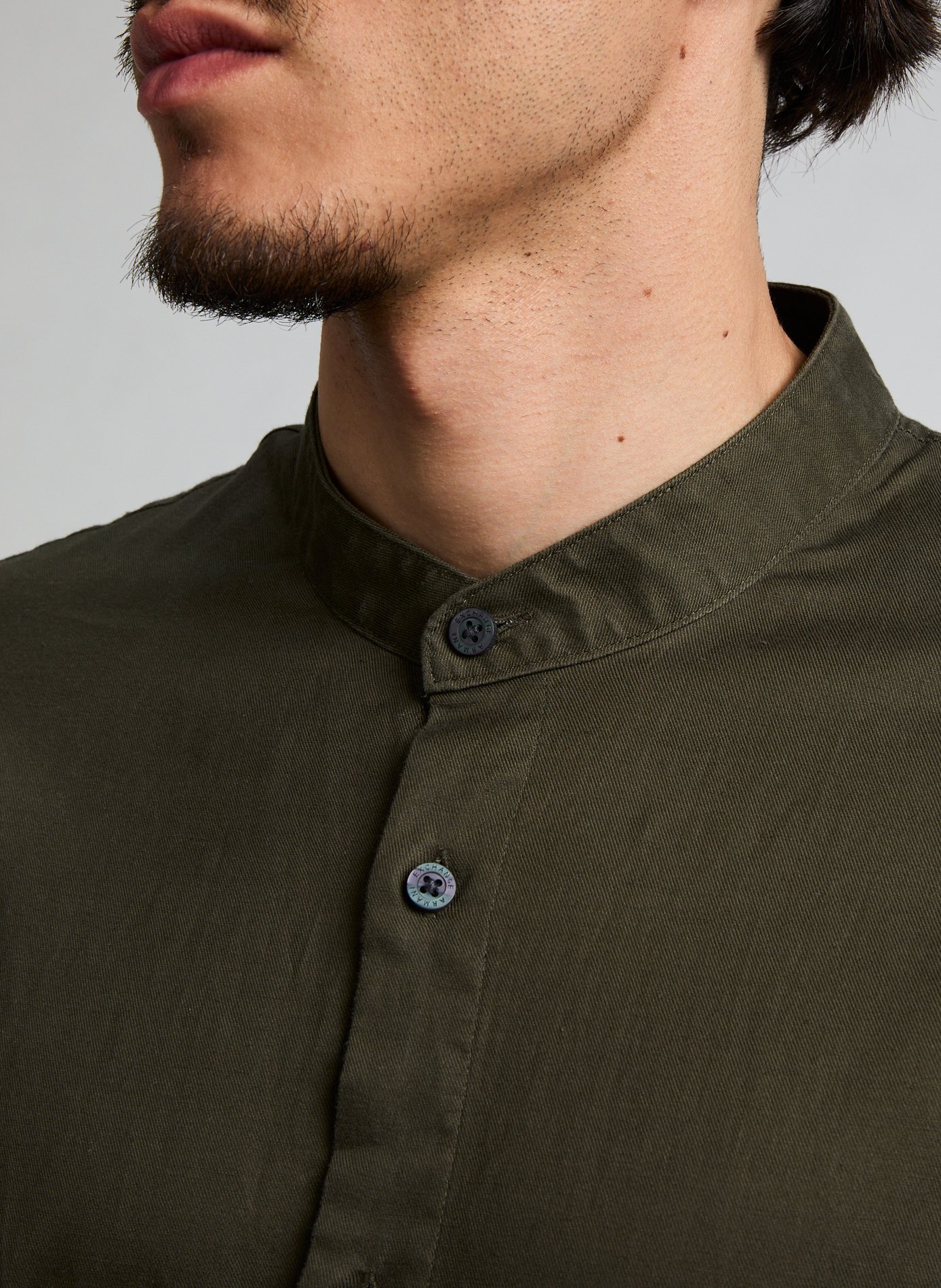 Chemise en coton  Marron