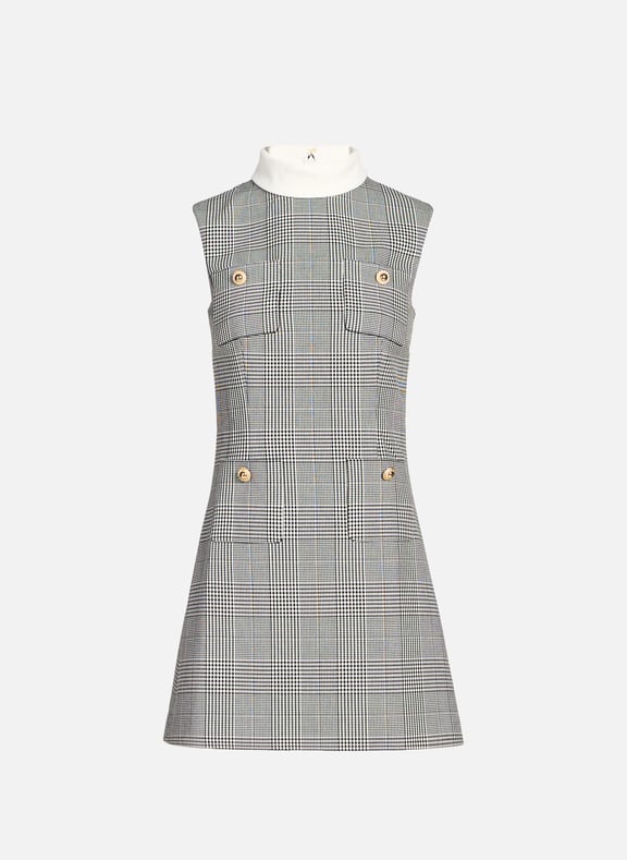 Short dress with houndstooth pattern SELF PORTRAIT Short dress with houndstooth pattern SELF PORTRAIT