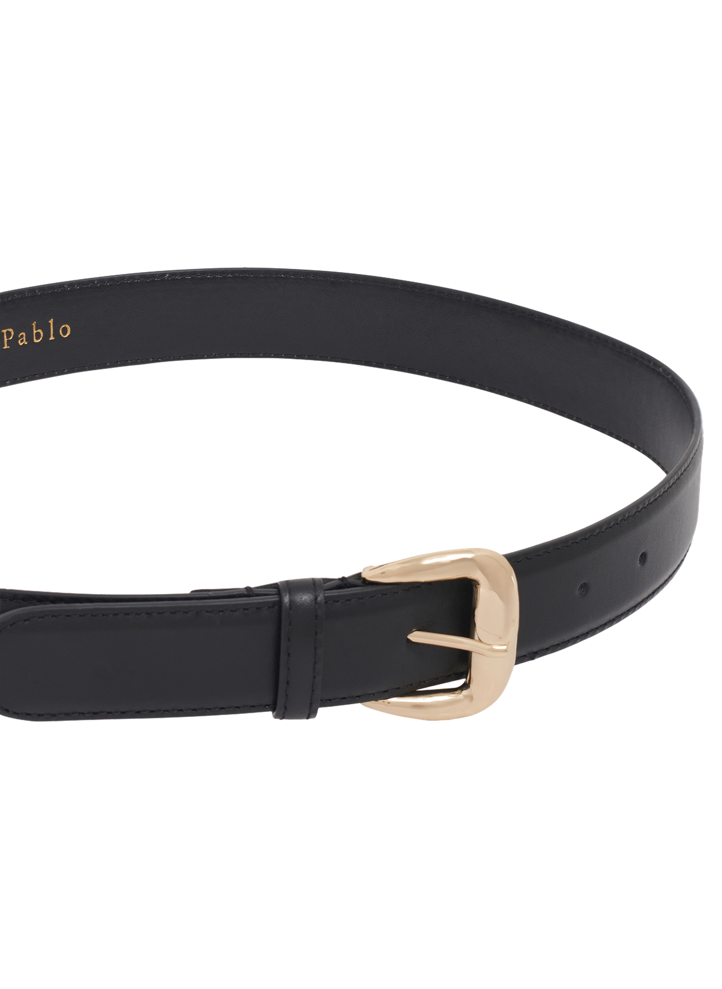 Ceinture en cuir - isra PABLO Noir
