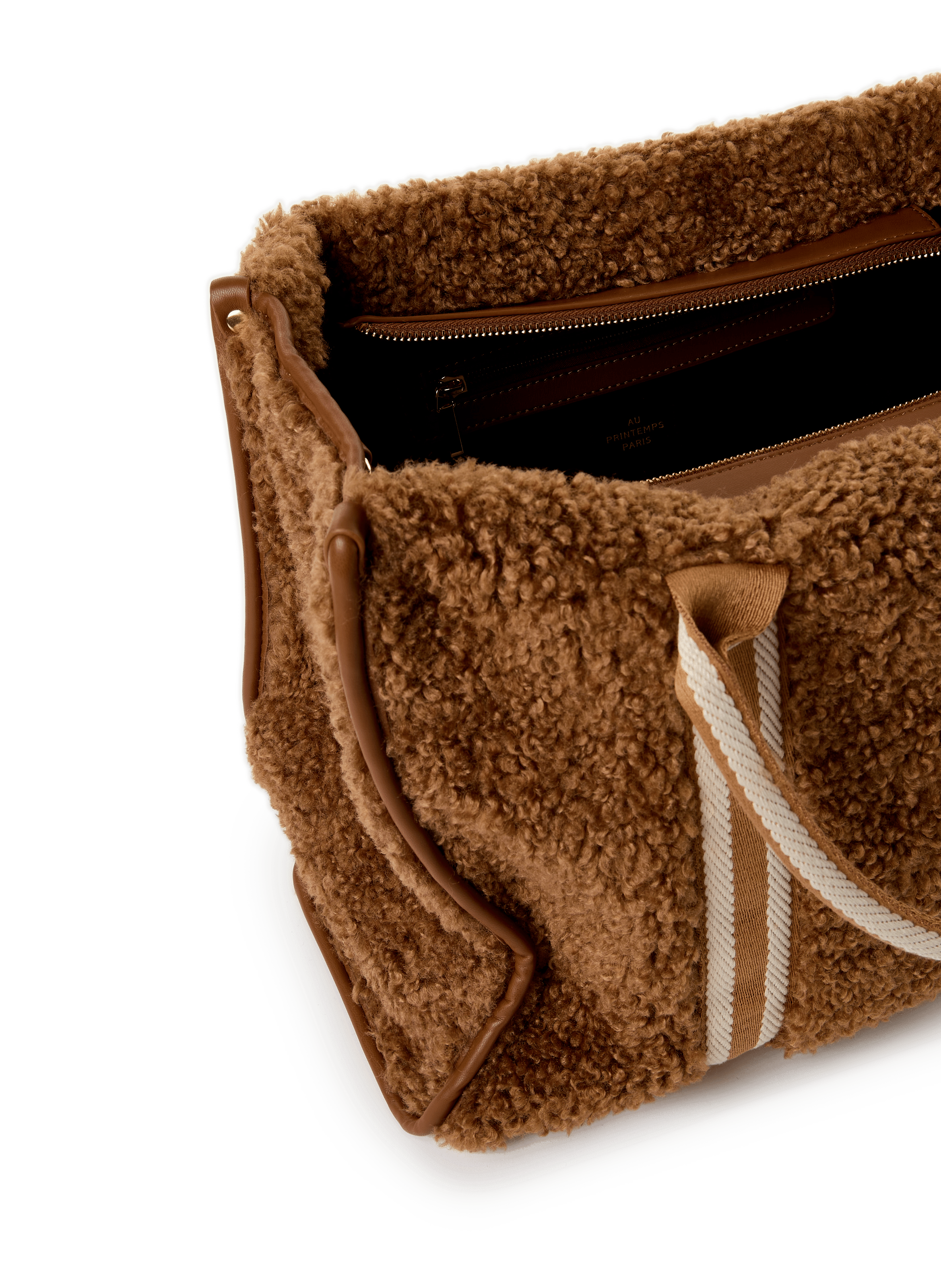 Sac cabas Delicia AU PRINTEMPS PARIS Marron