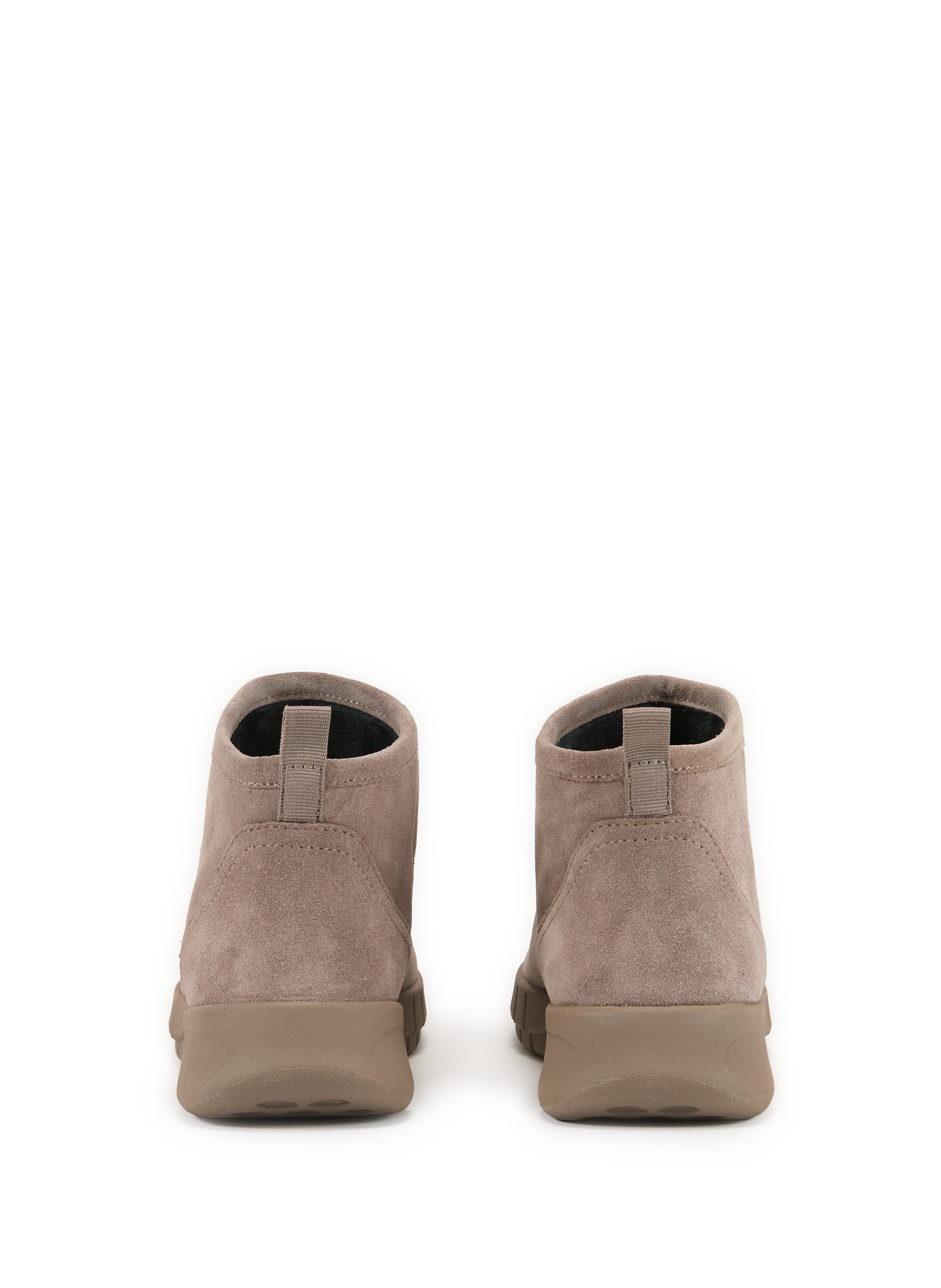 Suede leather boots GEOX Grey