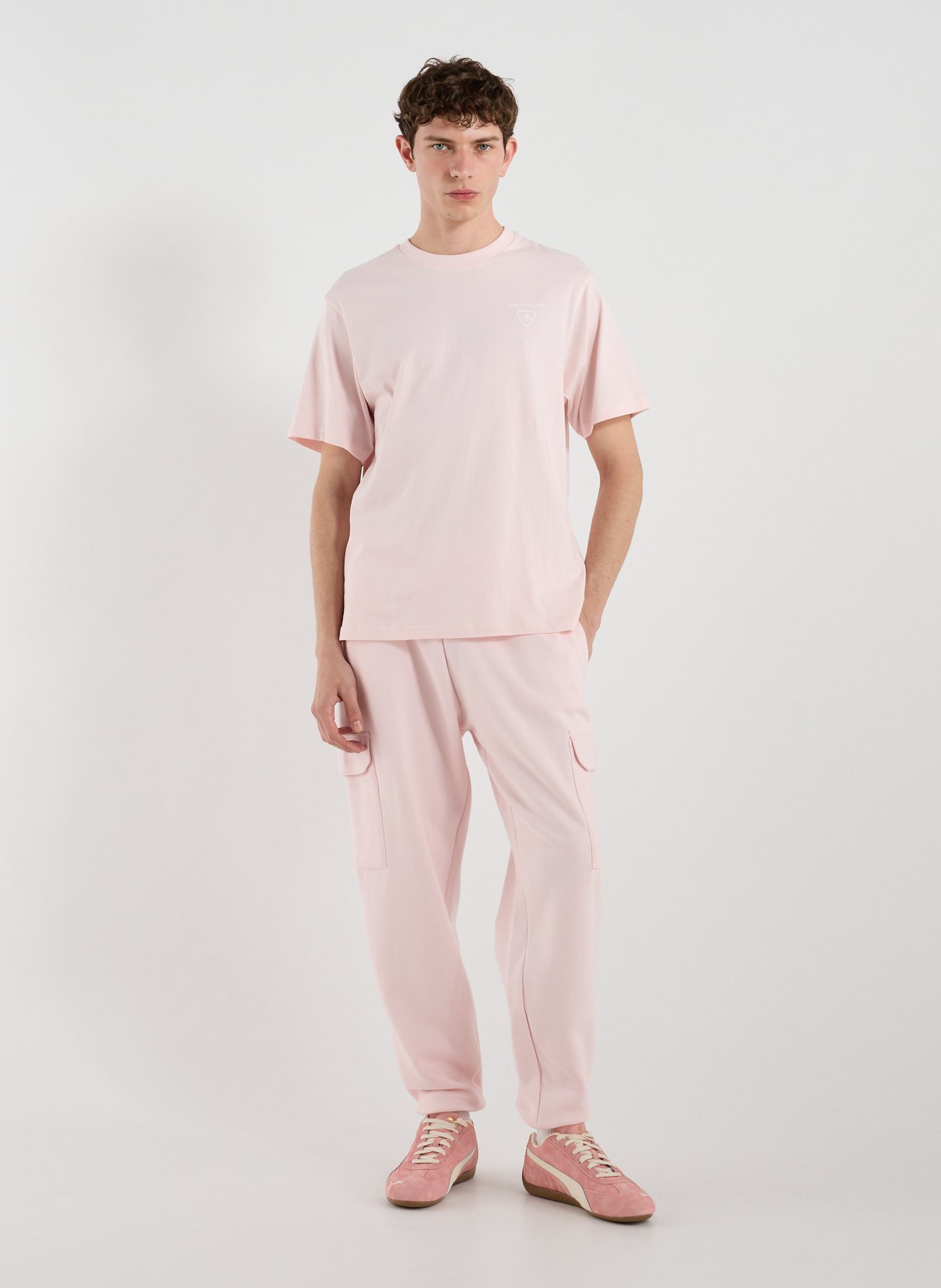 Cotton-blend joggers GERTRUDE ET GASTON Pink