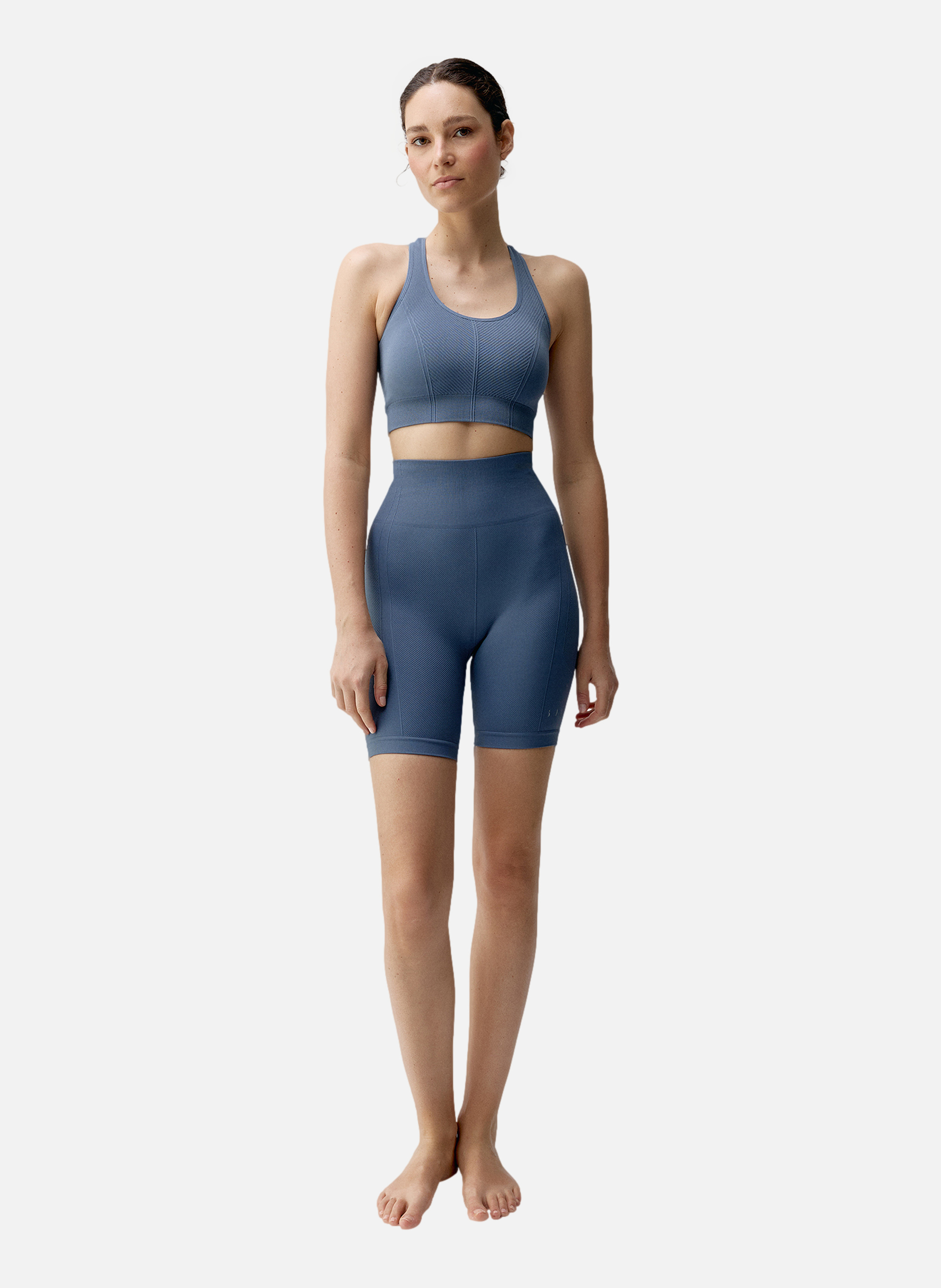 Short sport femme cycliste soma BORN LIVING YOGA Bleu