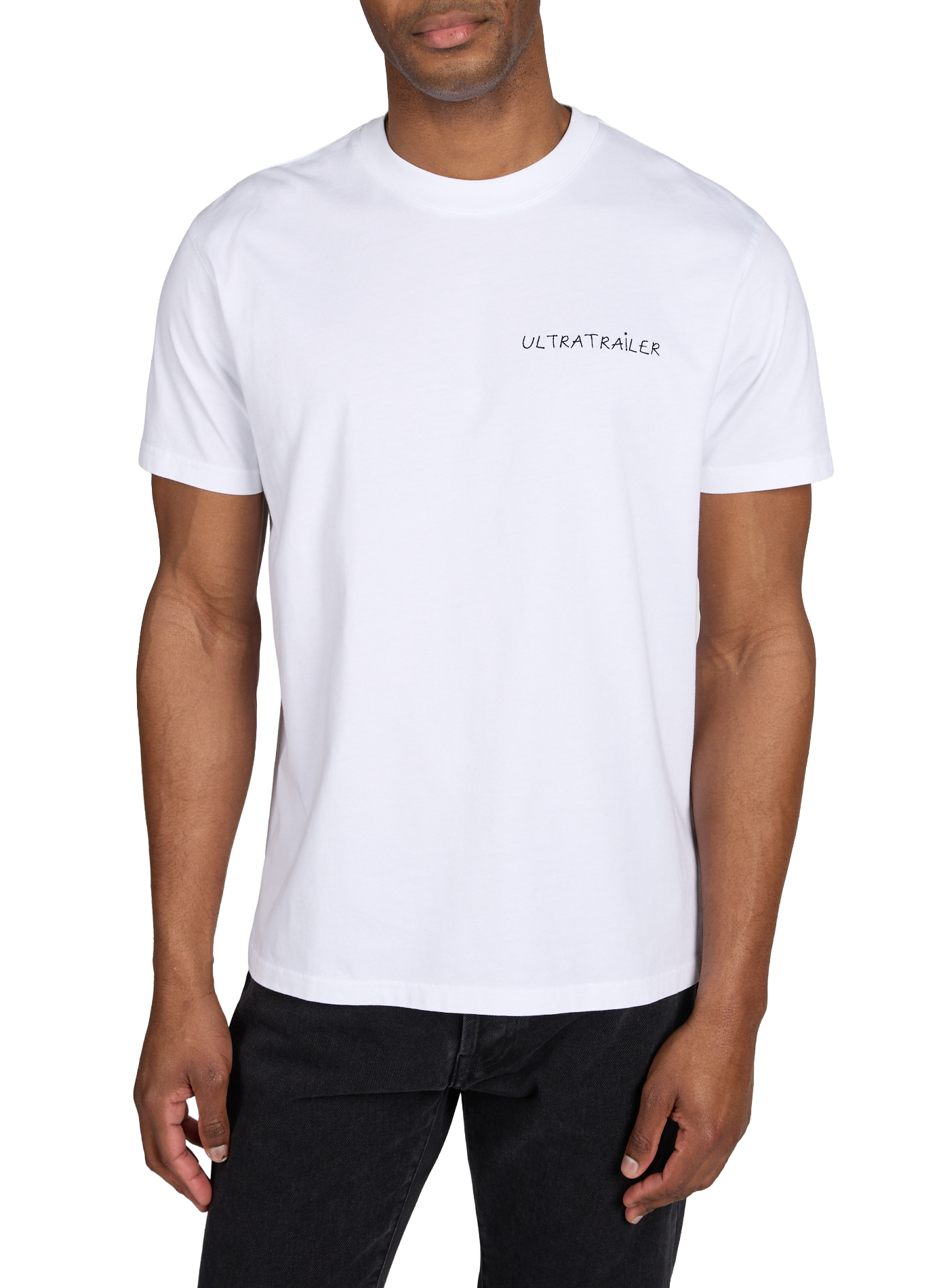 T-shirt Popincourt Ultratrailer en coton MAISON LABICHE Blanc