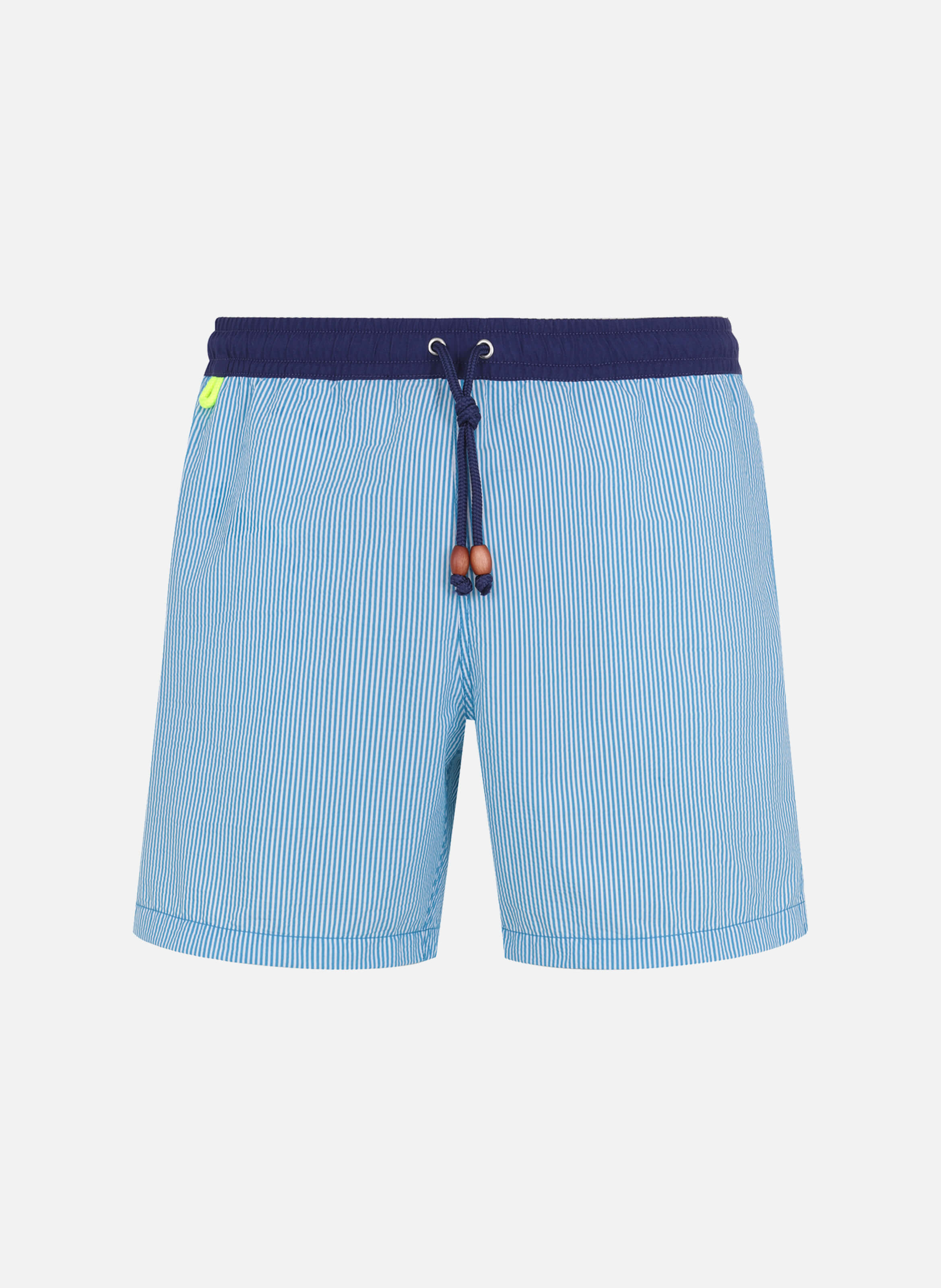 Short de bain  -  seersucker GILI'S Bleu