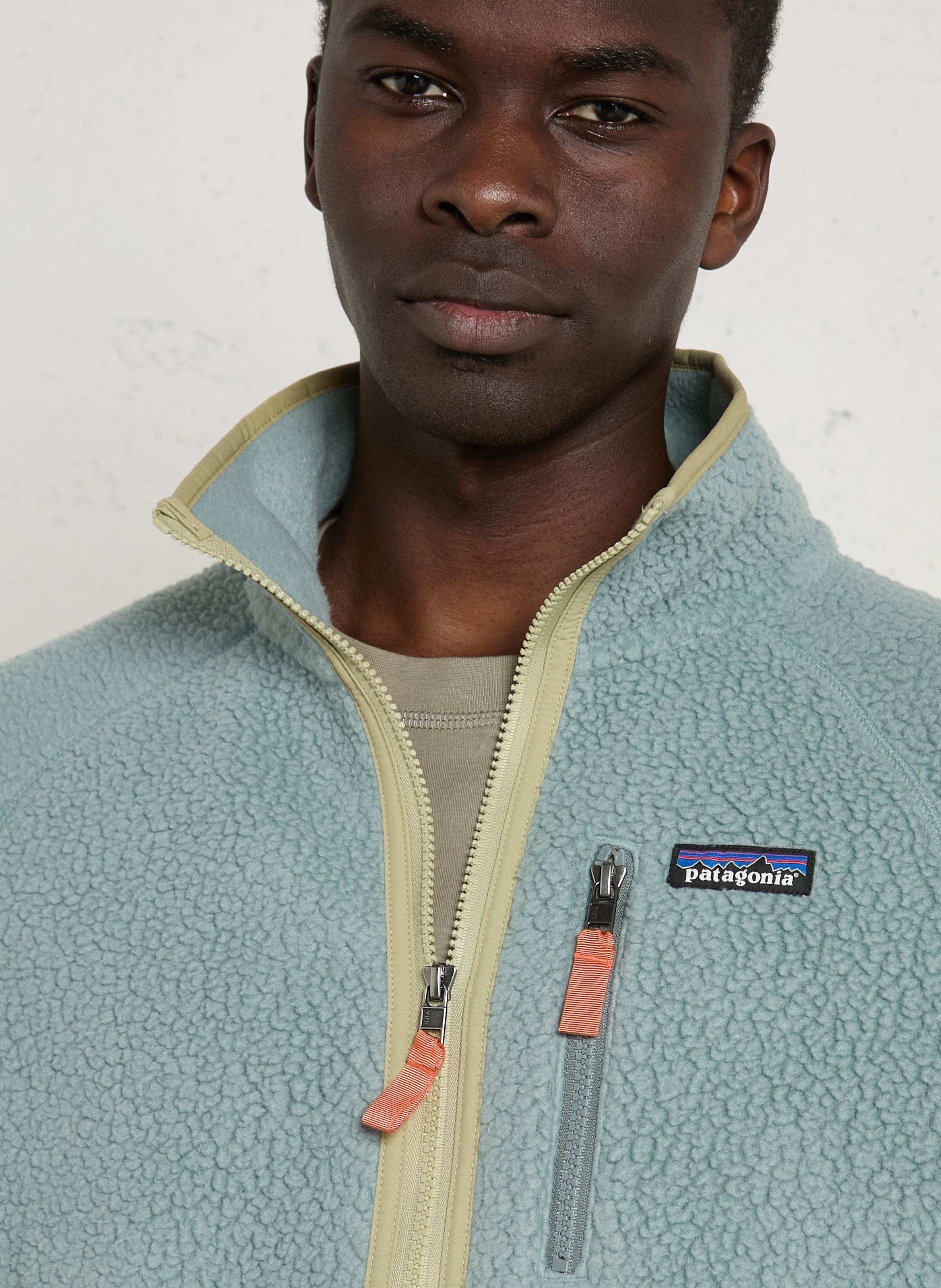 Polaire droit col montant PATAGONIA Bleu