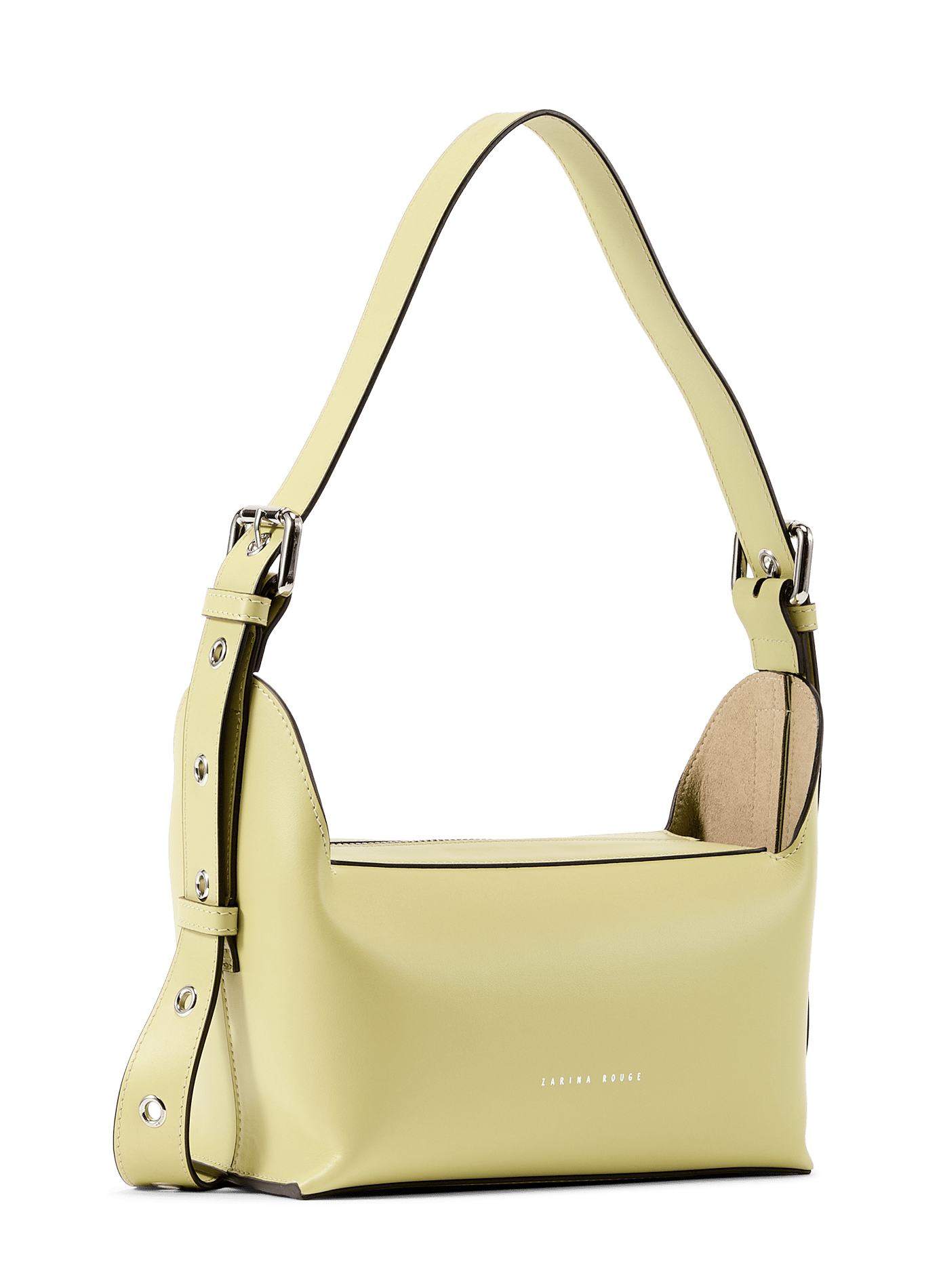 Sac à main Charlie en cuir de vache ZARINA ROUGE Green