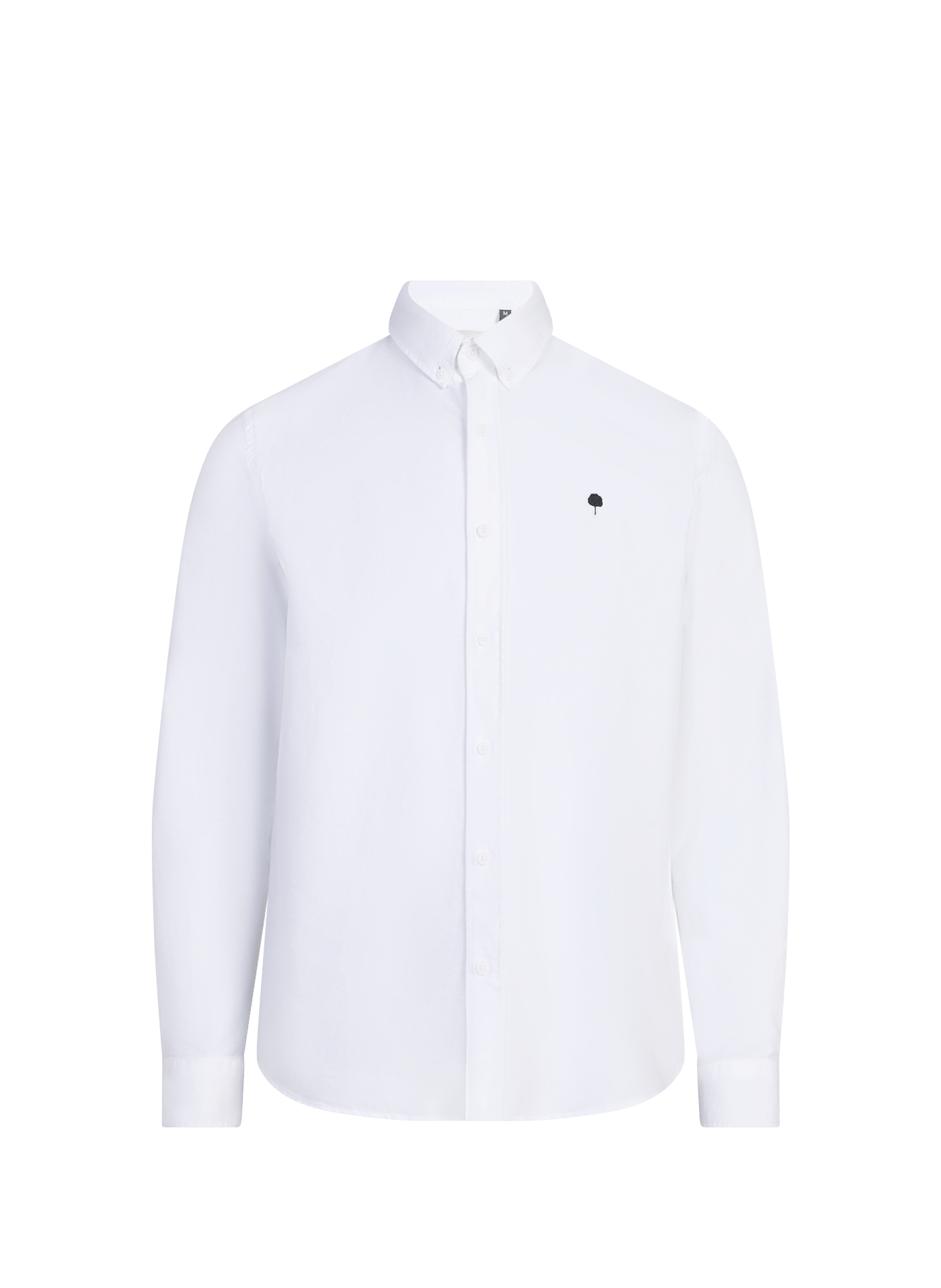 Embroidered straight shirt Ivoy in cotton FAGUO White