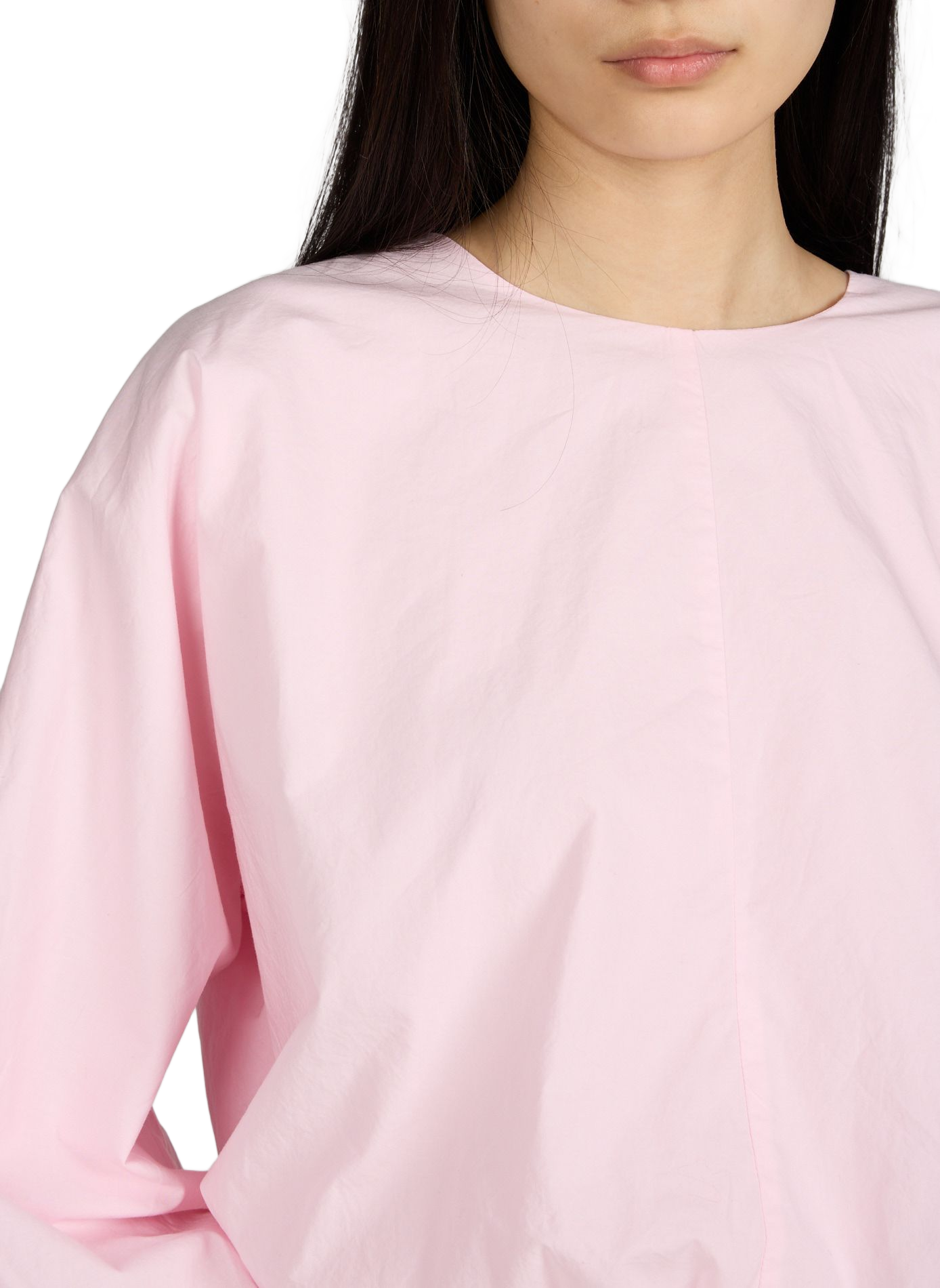 Top Vilaluna taille élastique en coton VILA Rose