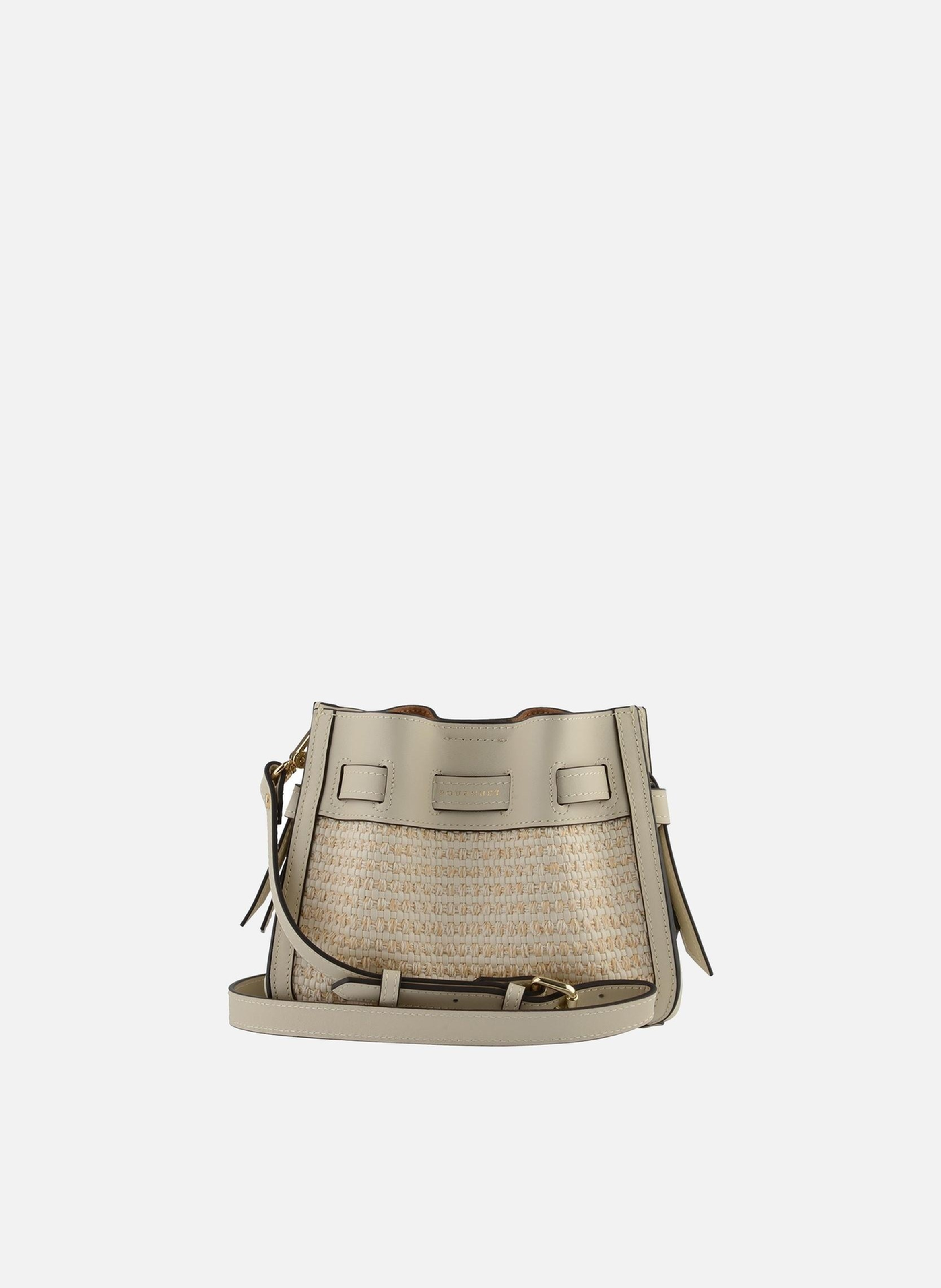Blossom tressé | sac porté épaule POURCHET Beige