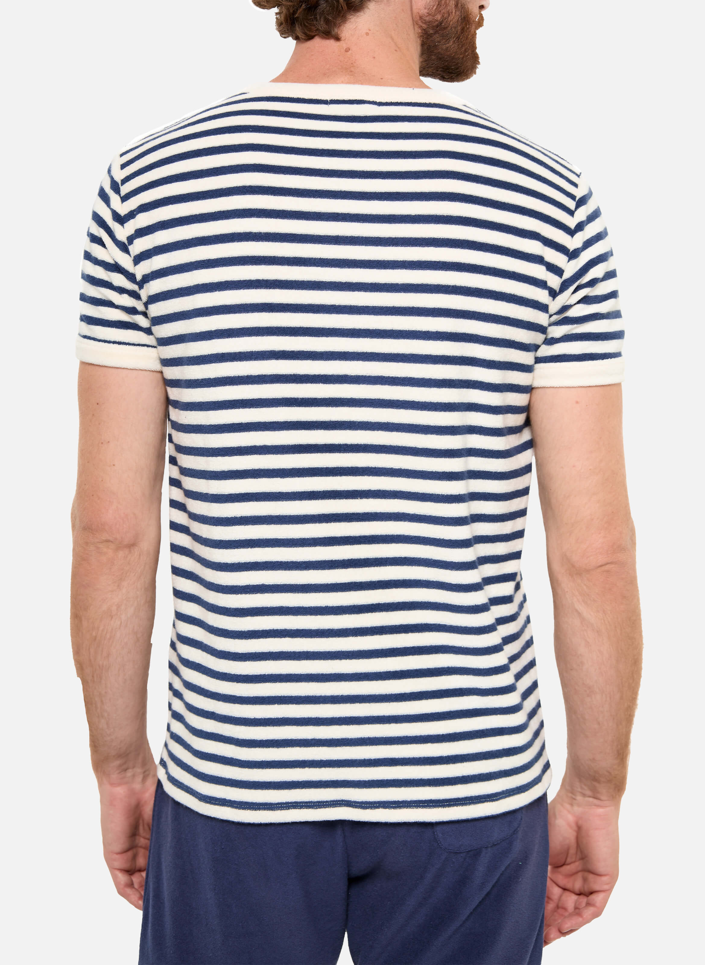 T-shirt rayé en éponge GILI'S Bleu