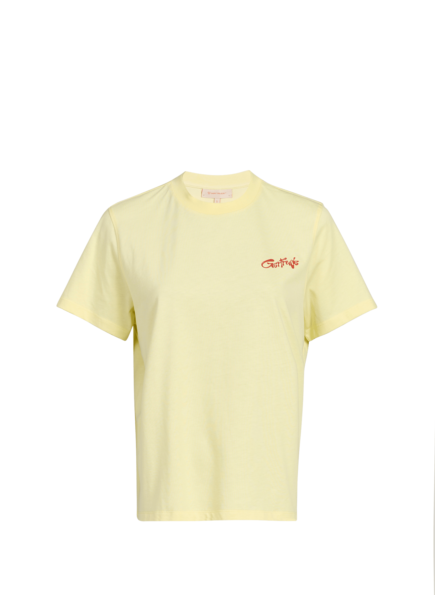 Printed straight t-shirt GERTRUDE ET GASTON Yellow