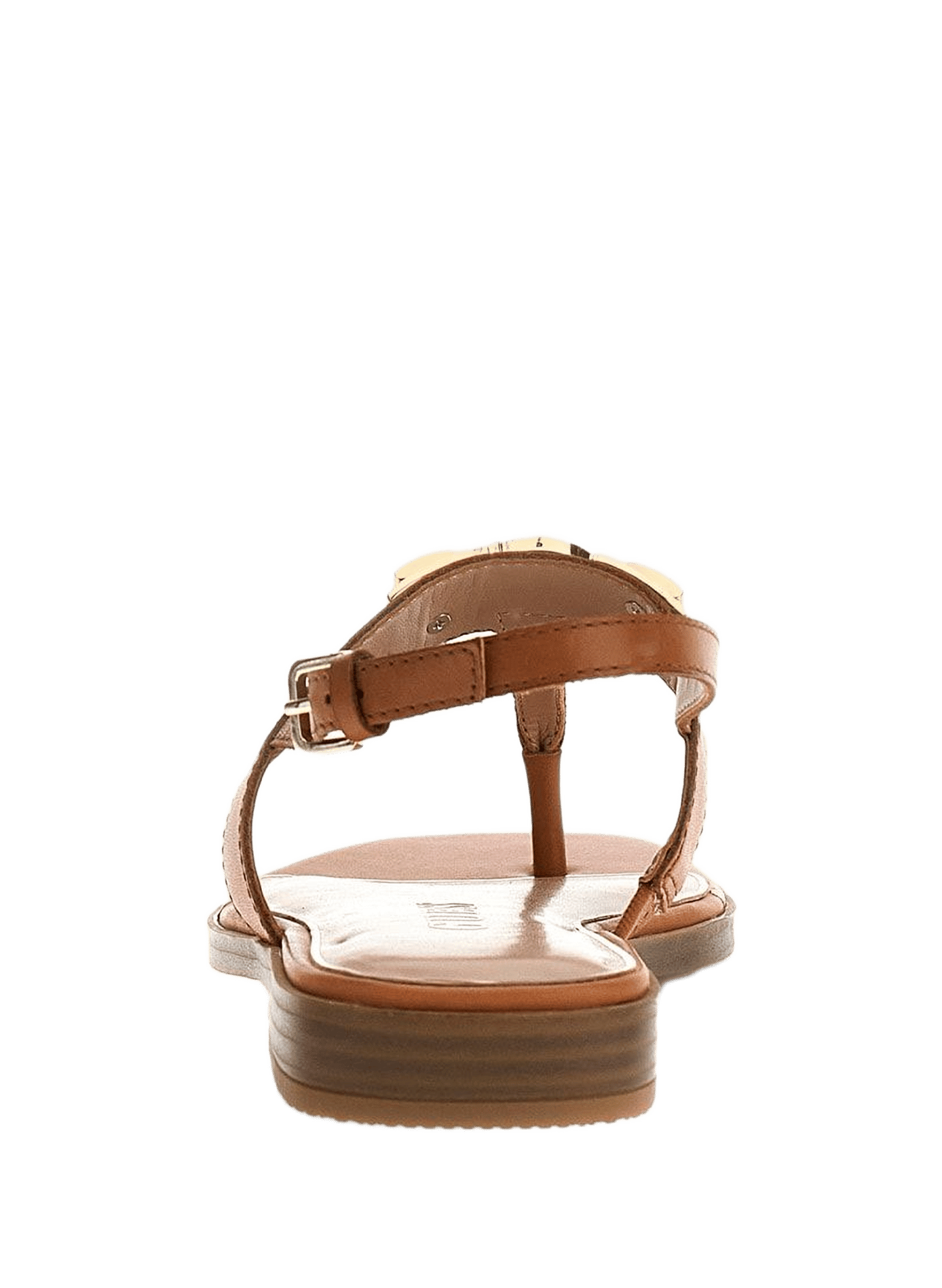 Sandali Ramiry in pelle GUESS Marrone