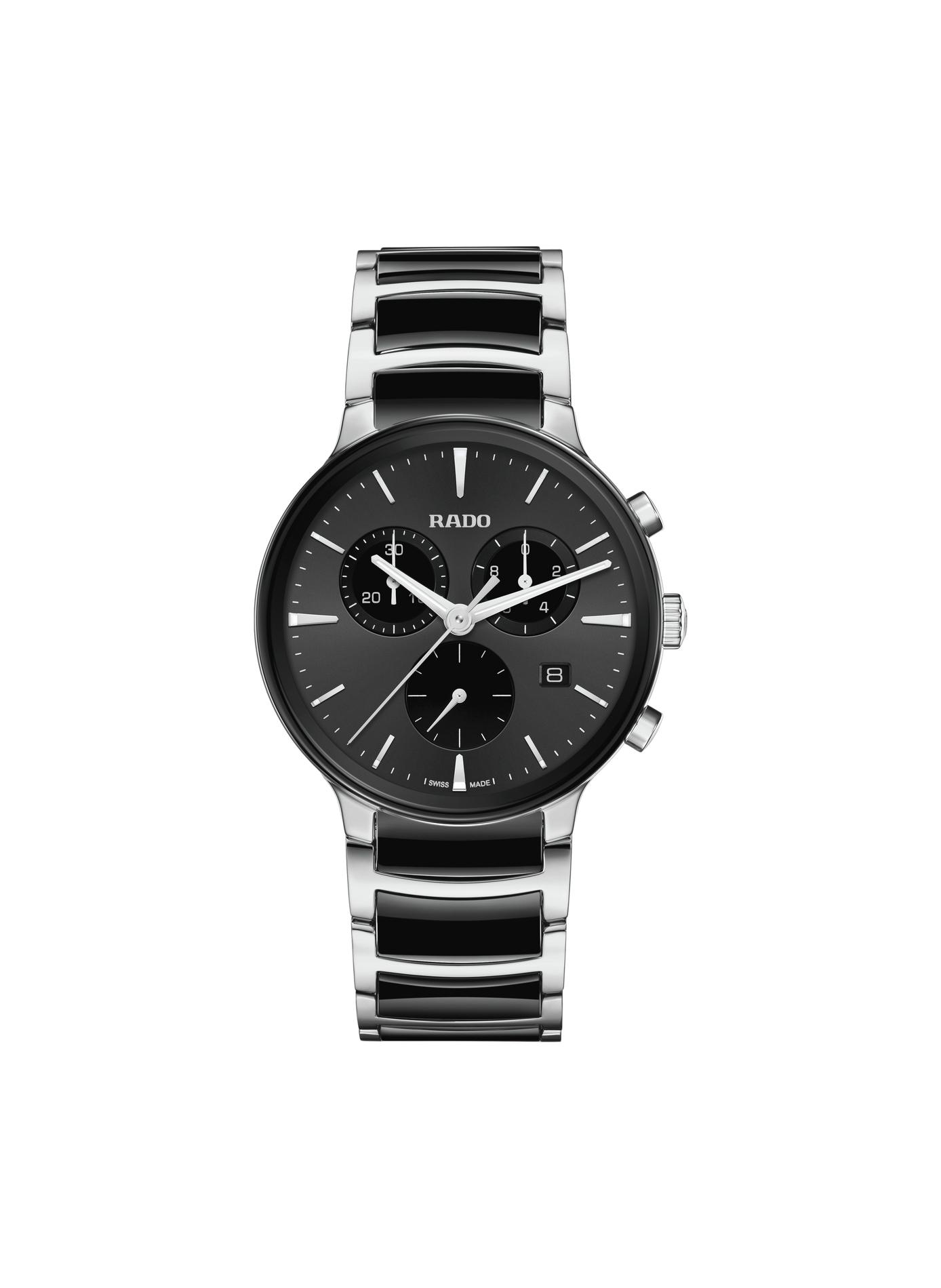 Montre quartz Centrix en céramique RADO Noir
