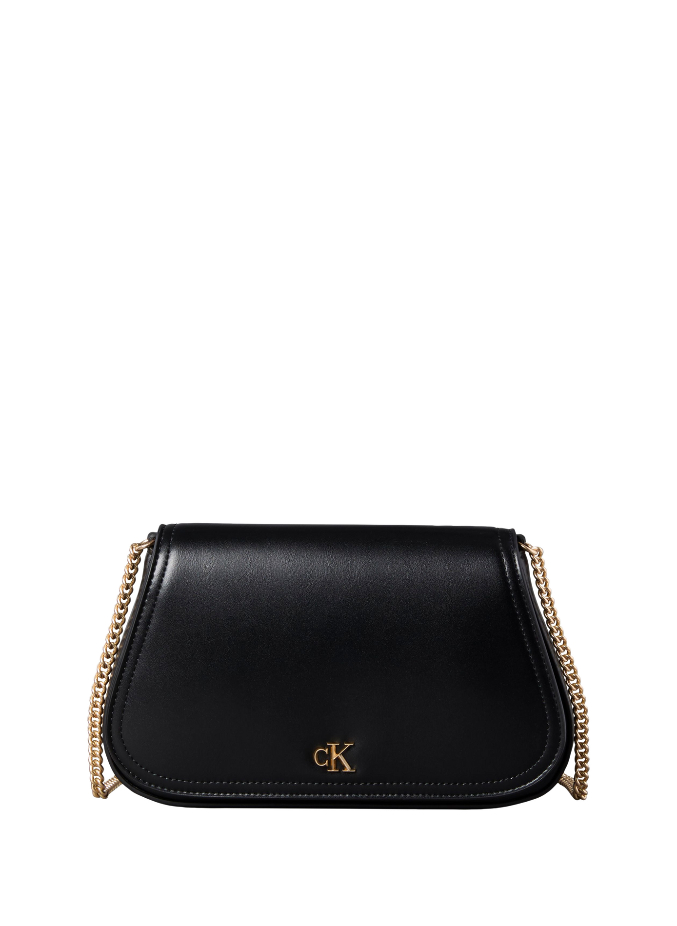 Shoulder Bag with Chain Strap CALVIN KLEIN Black