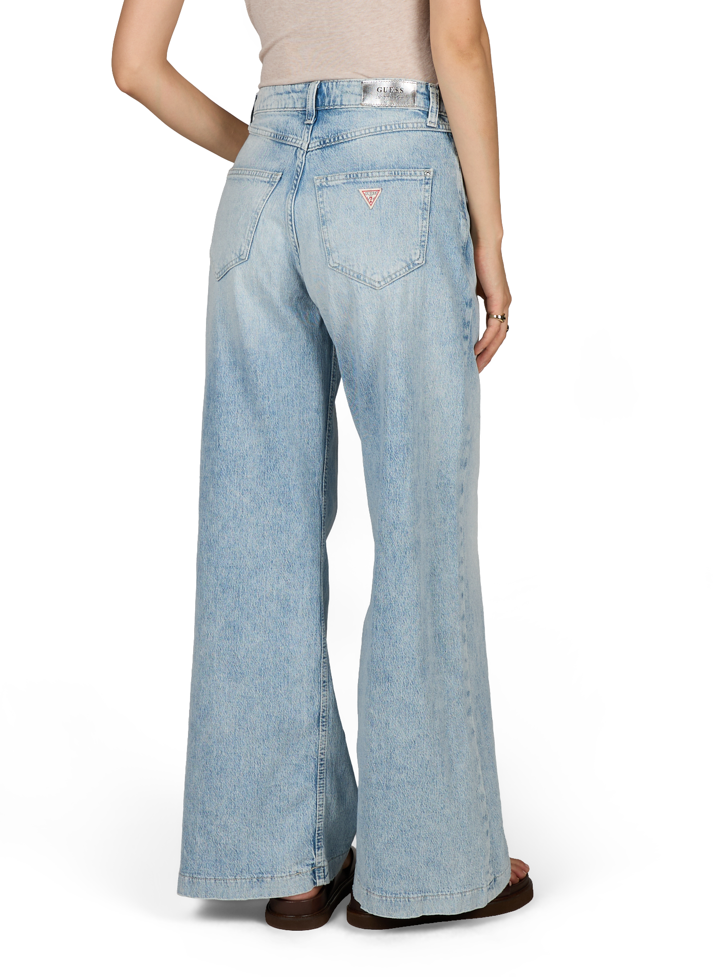 High-waisted Bellagio jeans GUESS Blue