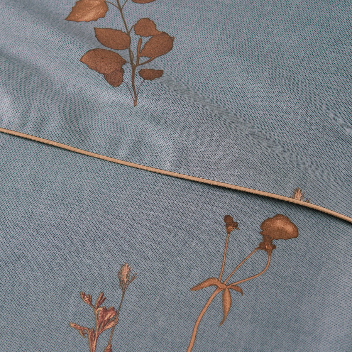 Drap plat en satin de coton, midnight flowers BOSS HOME Multicolore