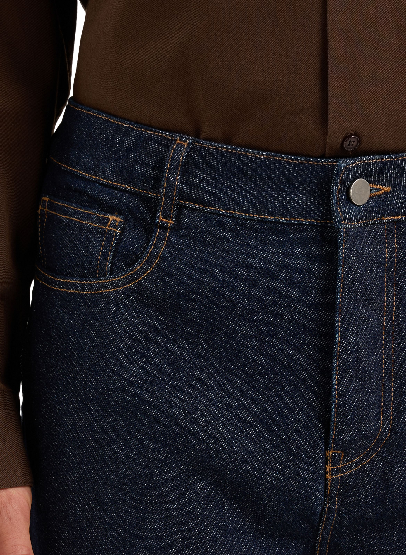 Straight-fit cotton jeans SAISON 1865 Blue