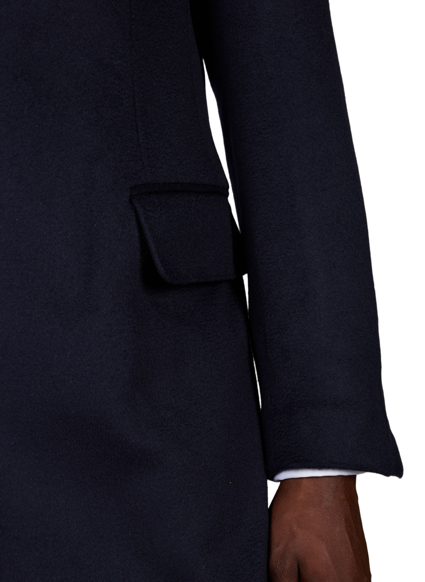 Manteau avec doublure amovible en laine vierge CORNELIANI Bleu