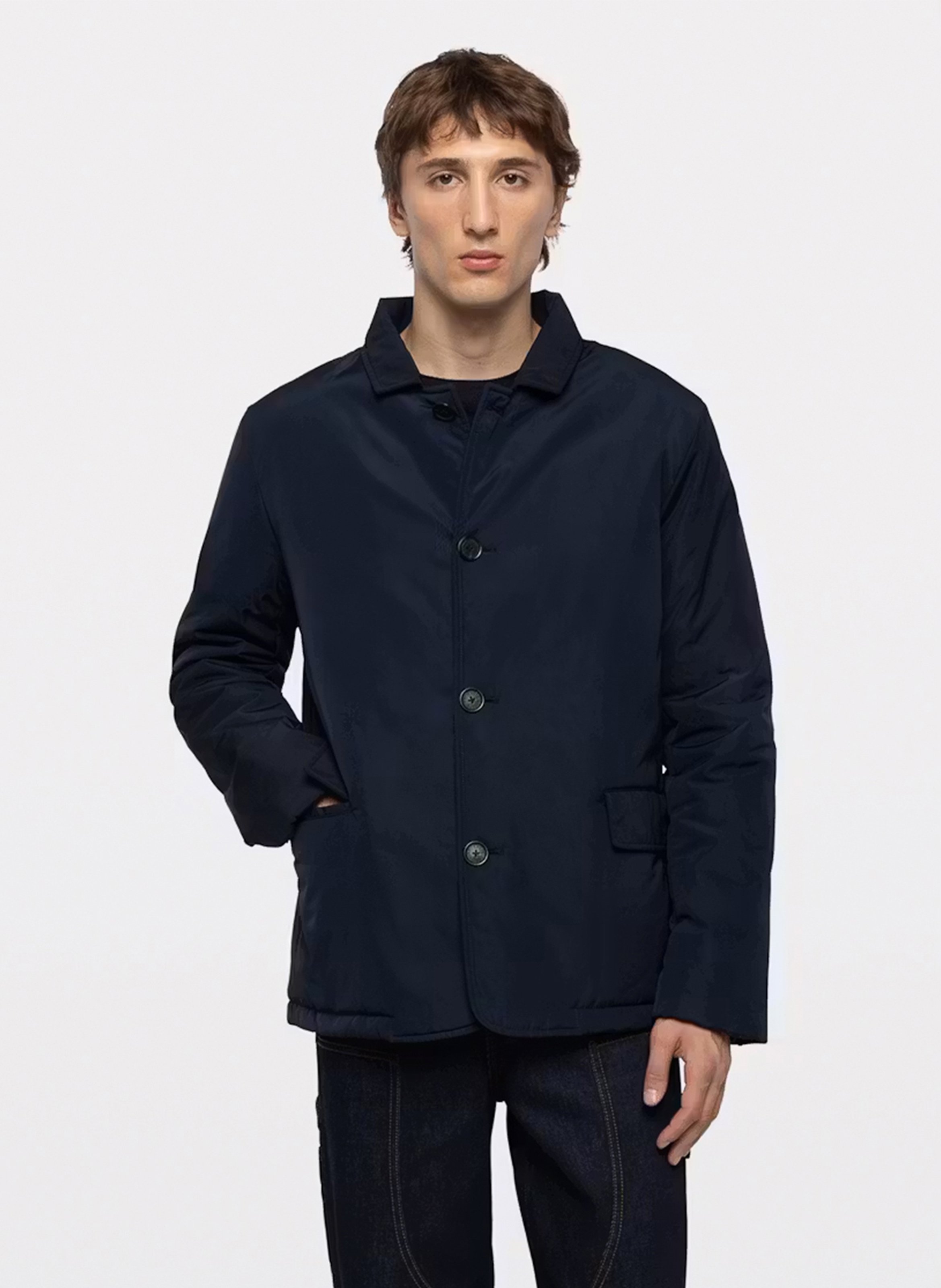 Veste droite boutonnée unie kleo tech ZADIG&VOLTAIRE Bleu