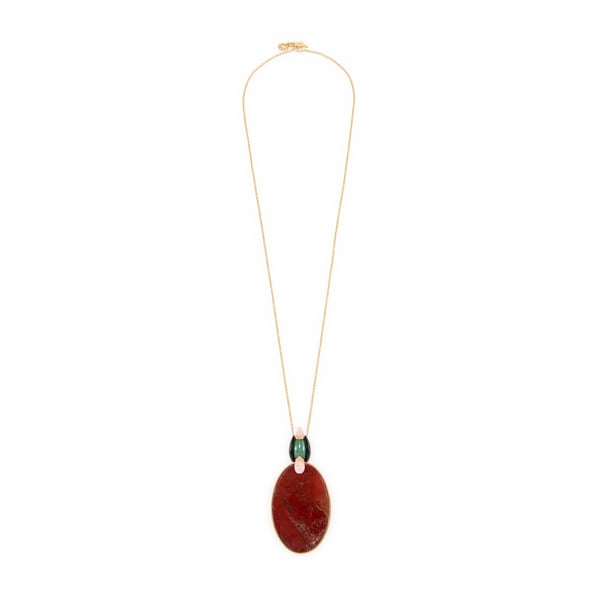 Collier pendentif Plume en laiton Collier pendentif Plume en laiton