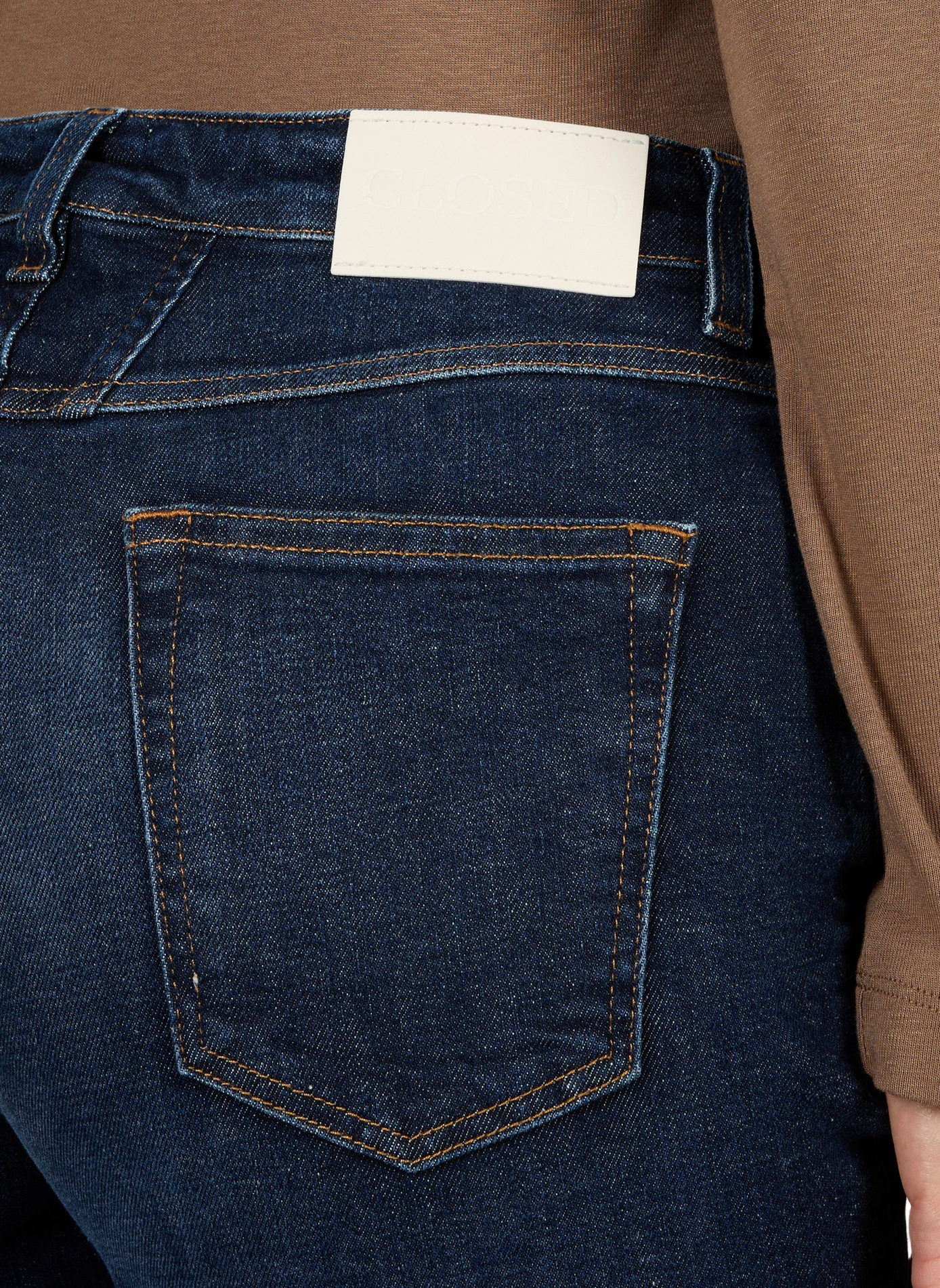 Straight-leg Jovanna jeans in blended cotton CLOSED Blue