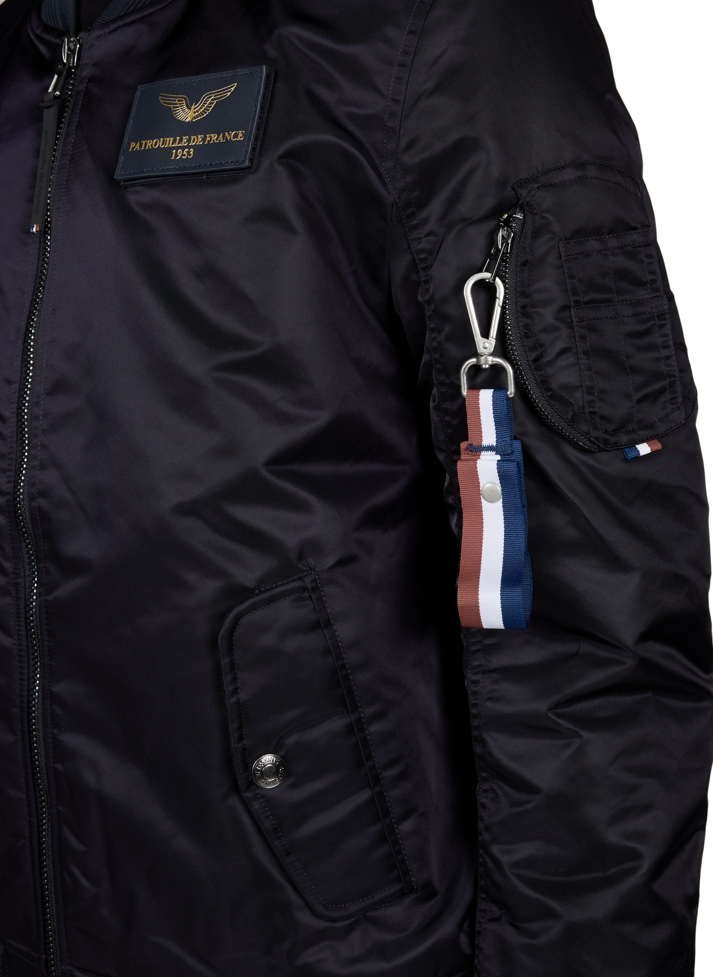 Blouson Mach 1 Aircraft oversize PATROUILLE DE FRANCE X REDSKINS Bleu