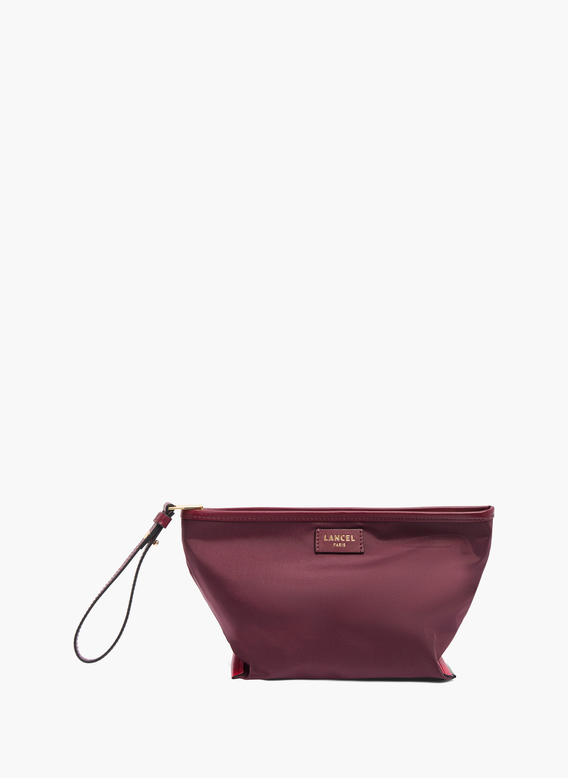 Lancel Mistral oprolbaar tasje M met ritssluiting en schouderriem, cassiskleurig LANCEL Paars