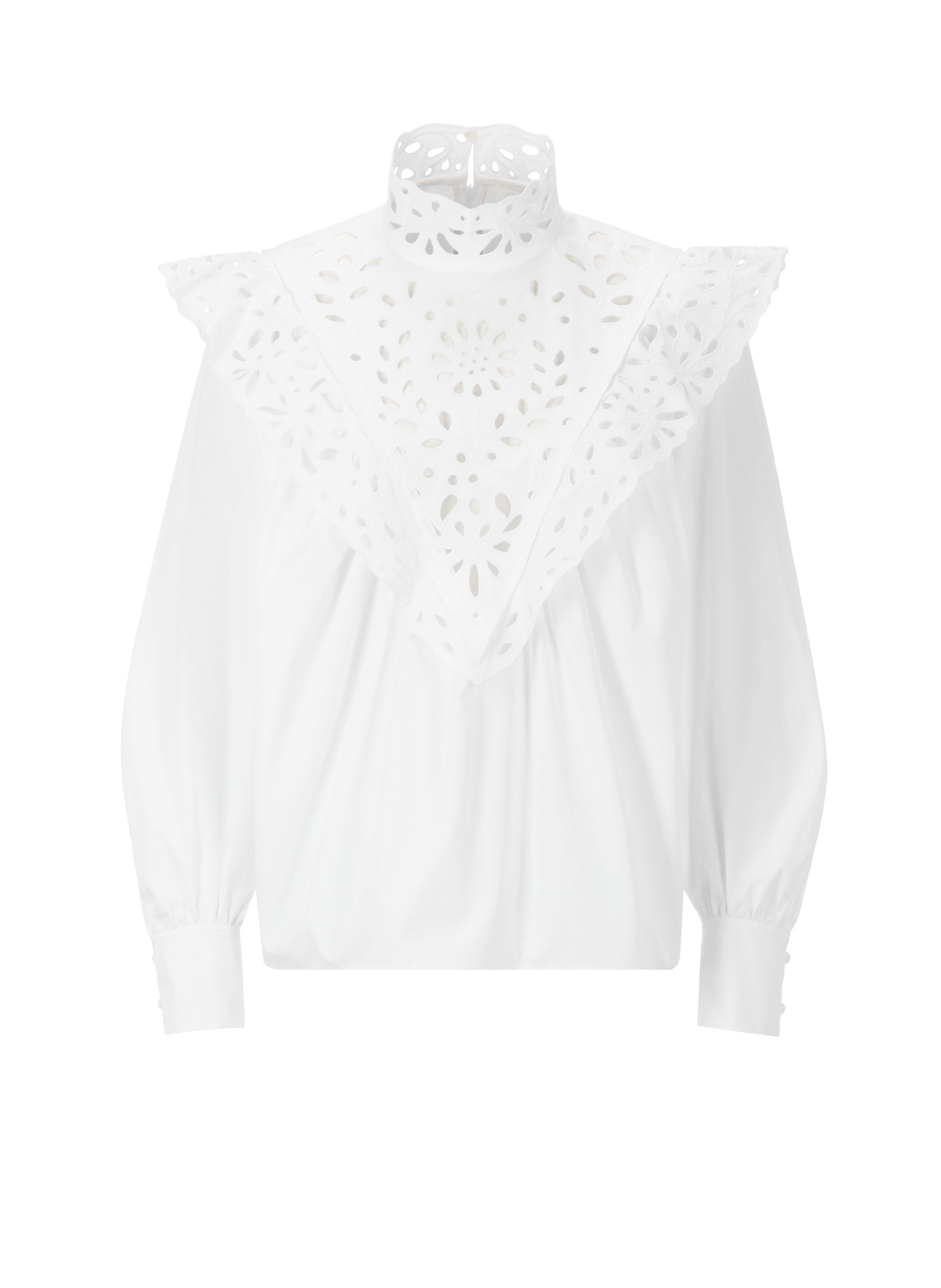 Blouse en popeline de coton